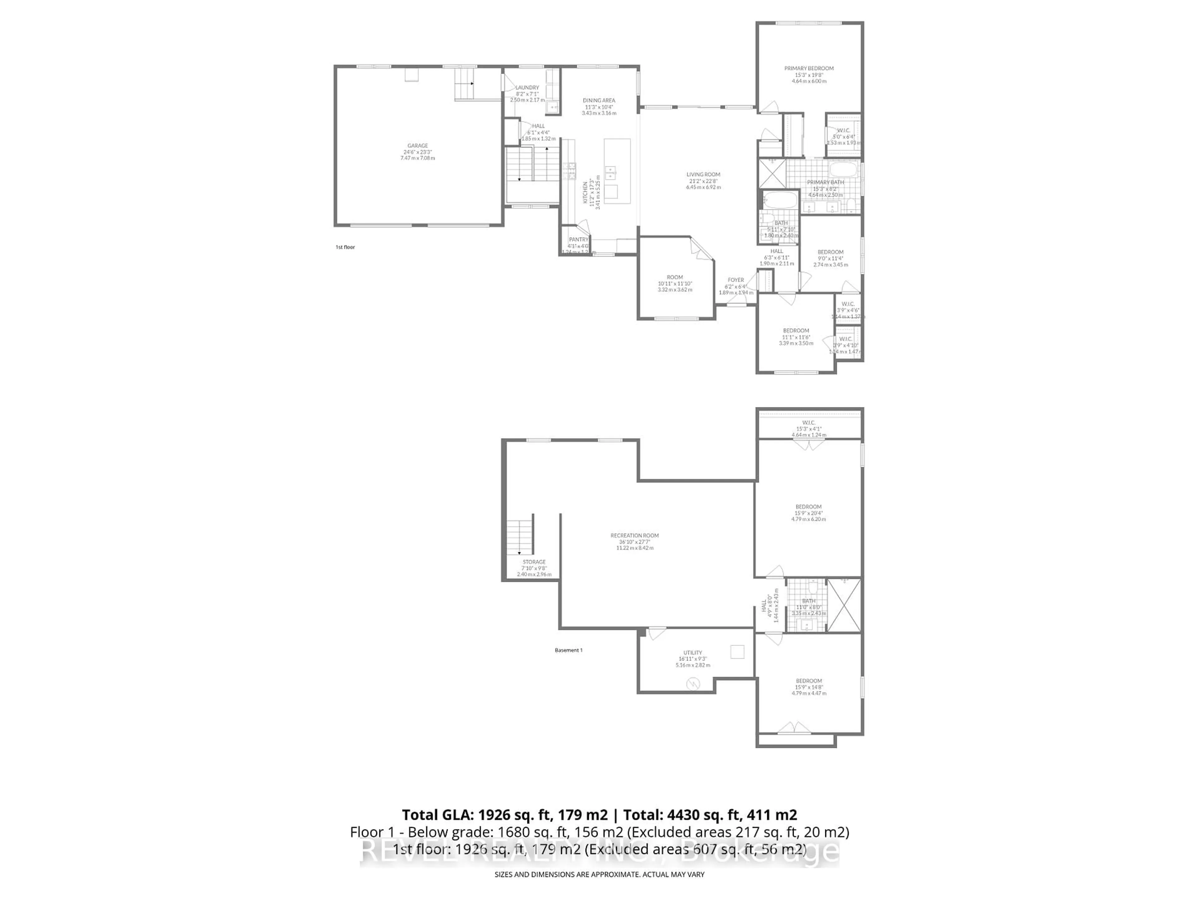 Floor plan for 1201 Middleton-North Walsingham Townline, Norfolk Ontario N4B 2W4