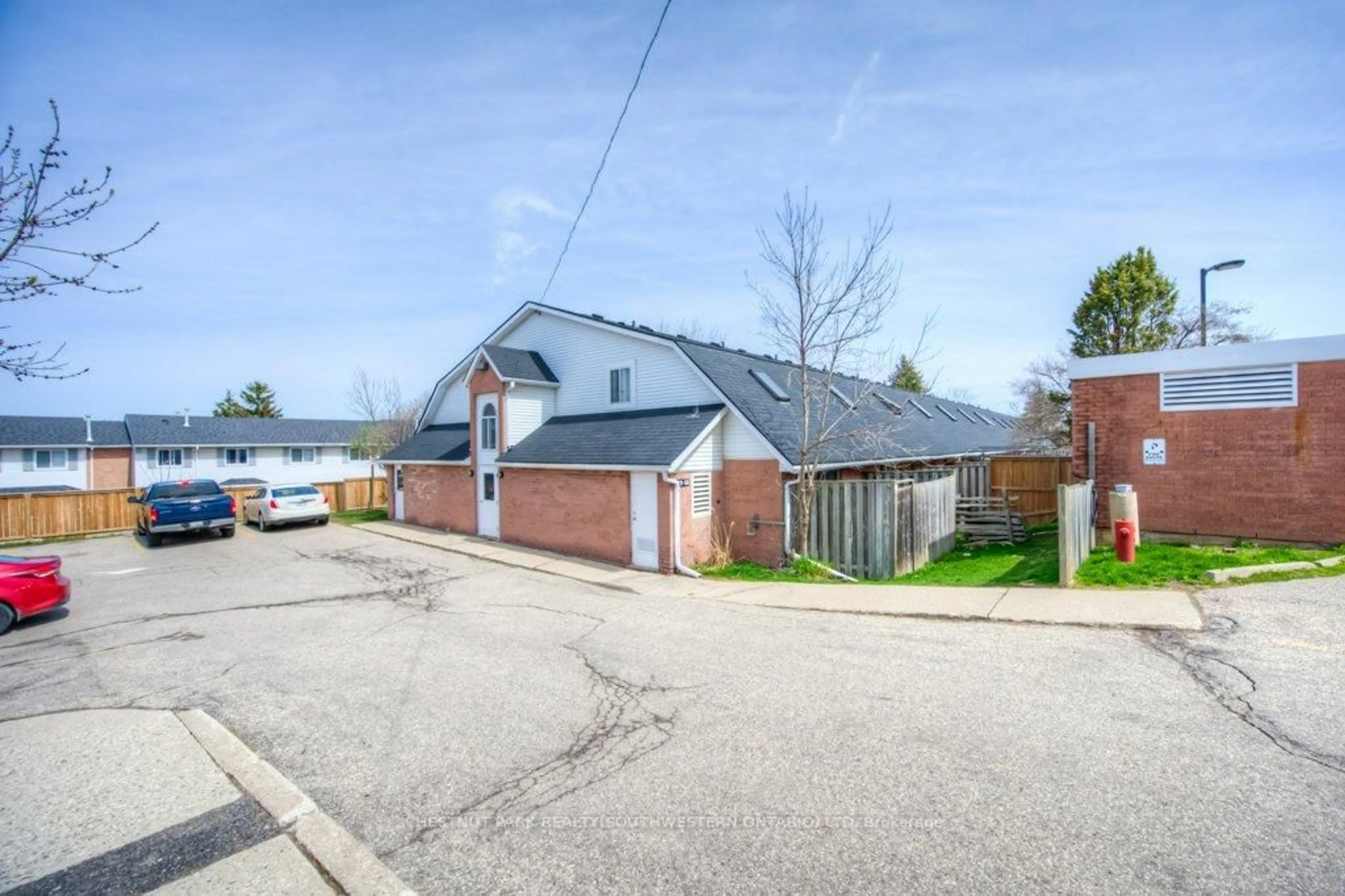 A pic from outside/outdoor area/front of a property/back of a property/a pic from drone, street for 41 Valleyview Rd #35, Kitchener Ontario N2E 3H9
