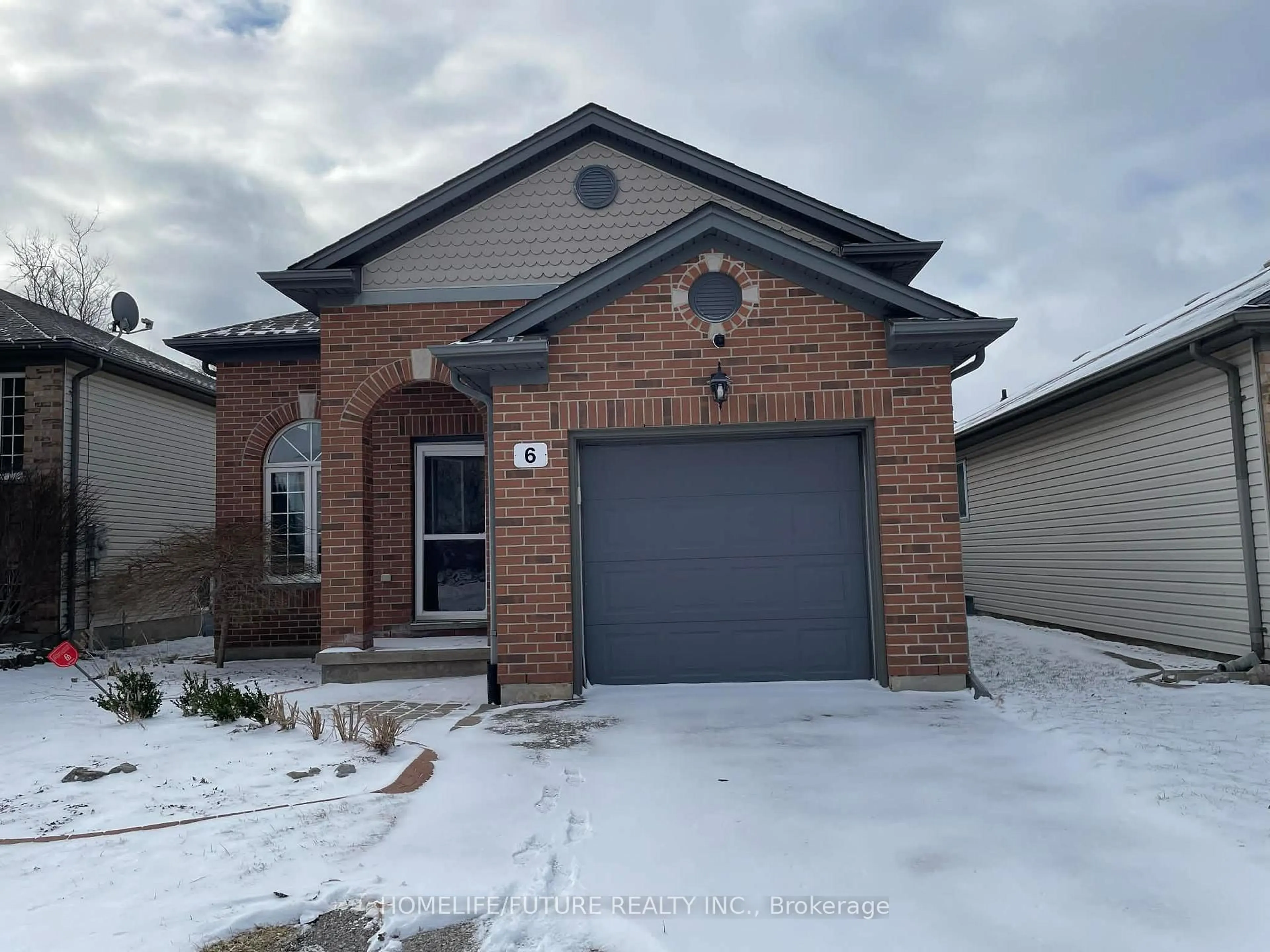 Home with brick exterior material, street for 335 Lighthouse Rd #6, London South Ontario N6M 1J8