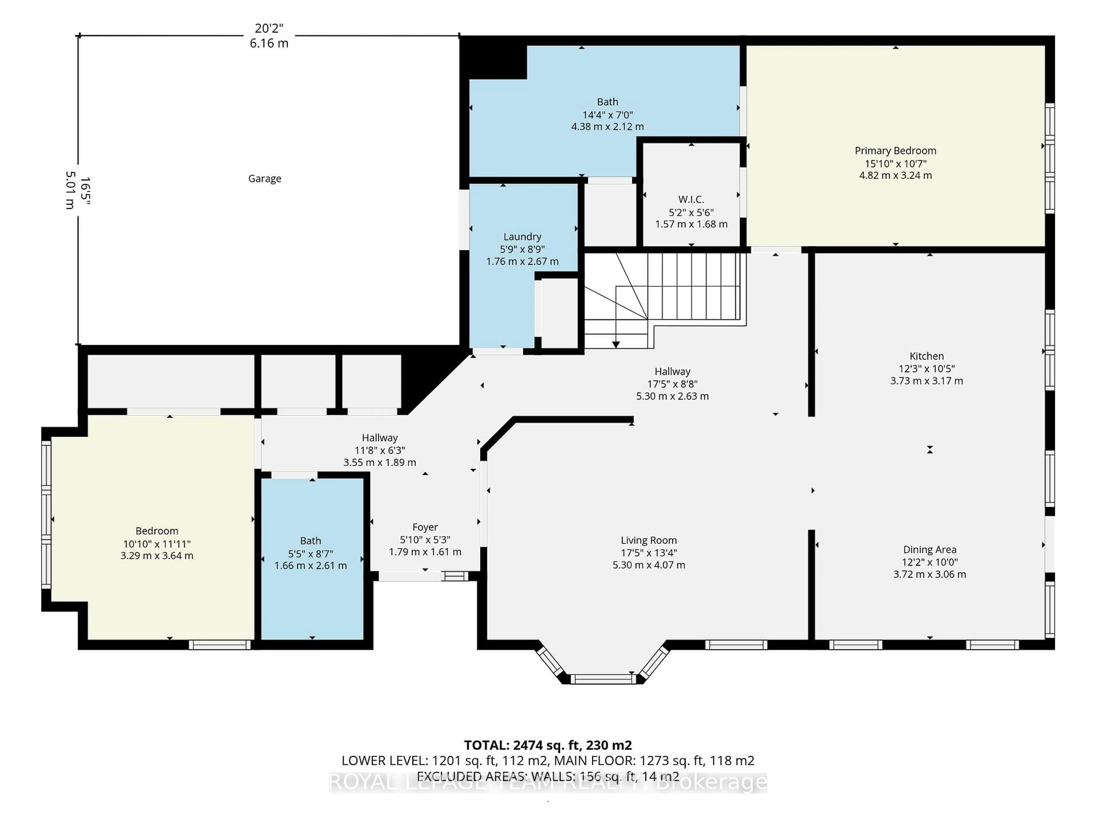 Floor plan for 401 Oban Private, Ottawa Ontario K2J 0G9