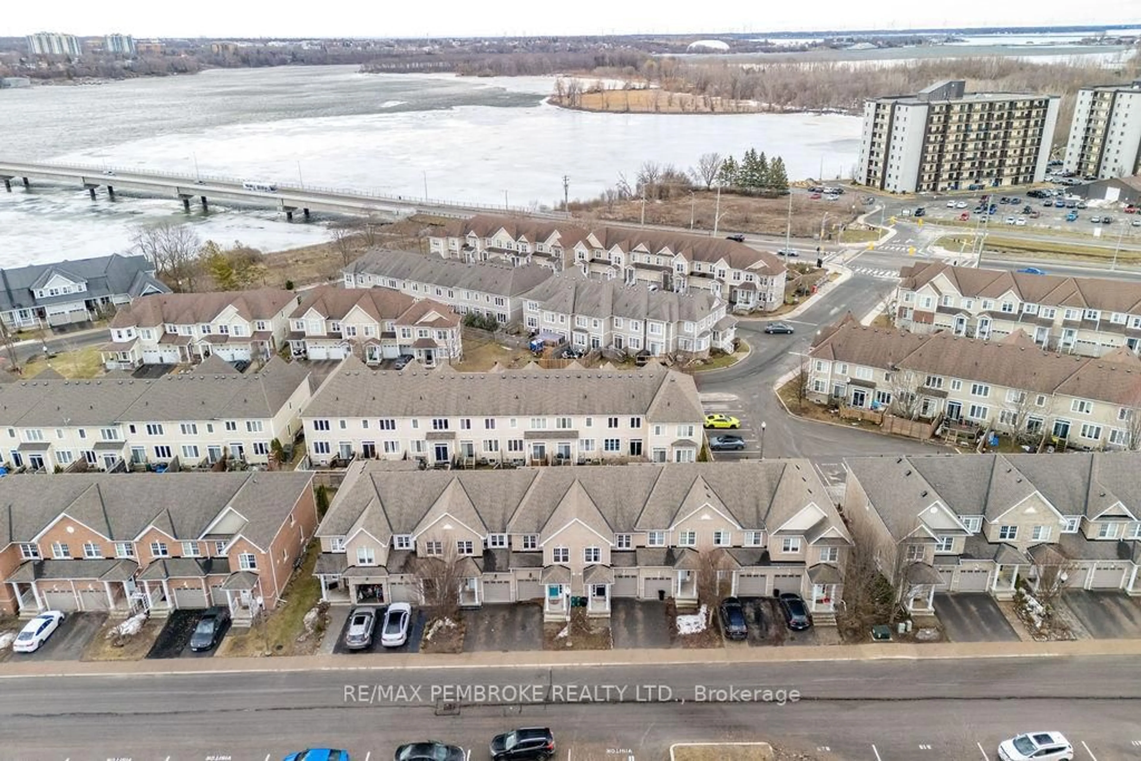 A pic from outside/outdoor area/front of a property/back of a property/a pic from drone, water/lake/river/ocean view for 843 Newmarket Lane, Kingston Ontario K7K 0C8