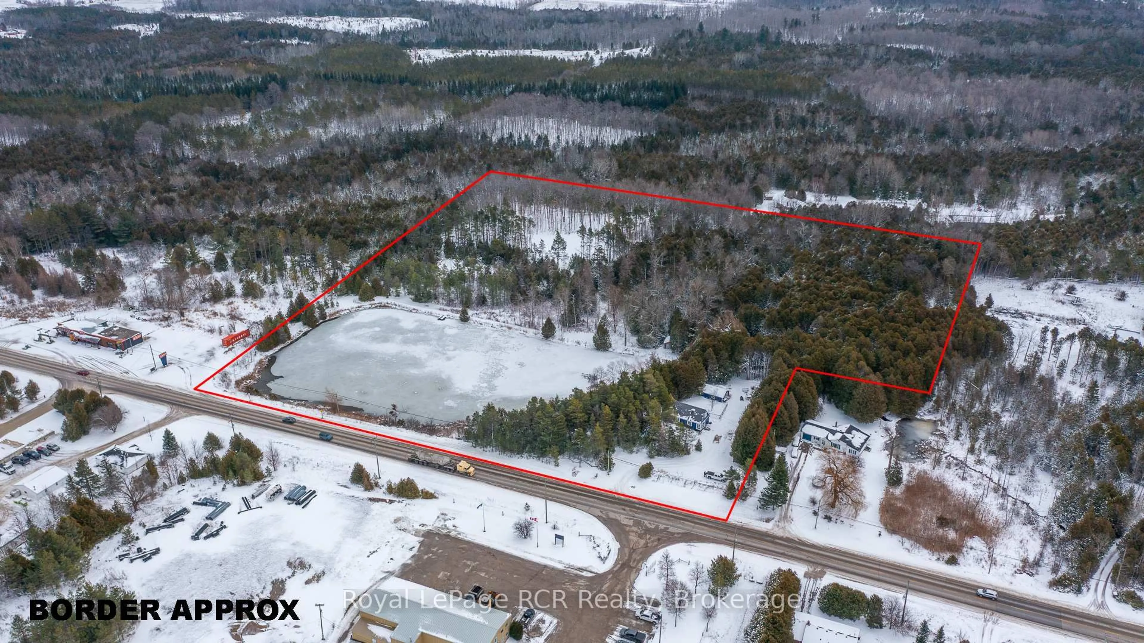 A pic from outside/outdoor area/front of a property/back of a property/a pic from drone, forest/trees view for 121 Collingwood St, Grey Highlands Ontario N0C 1E0