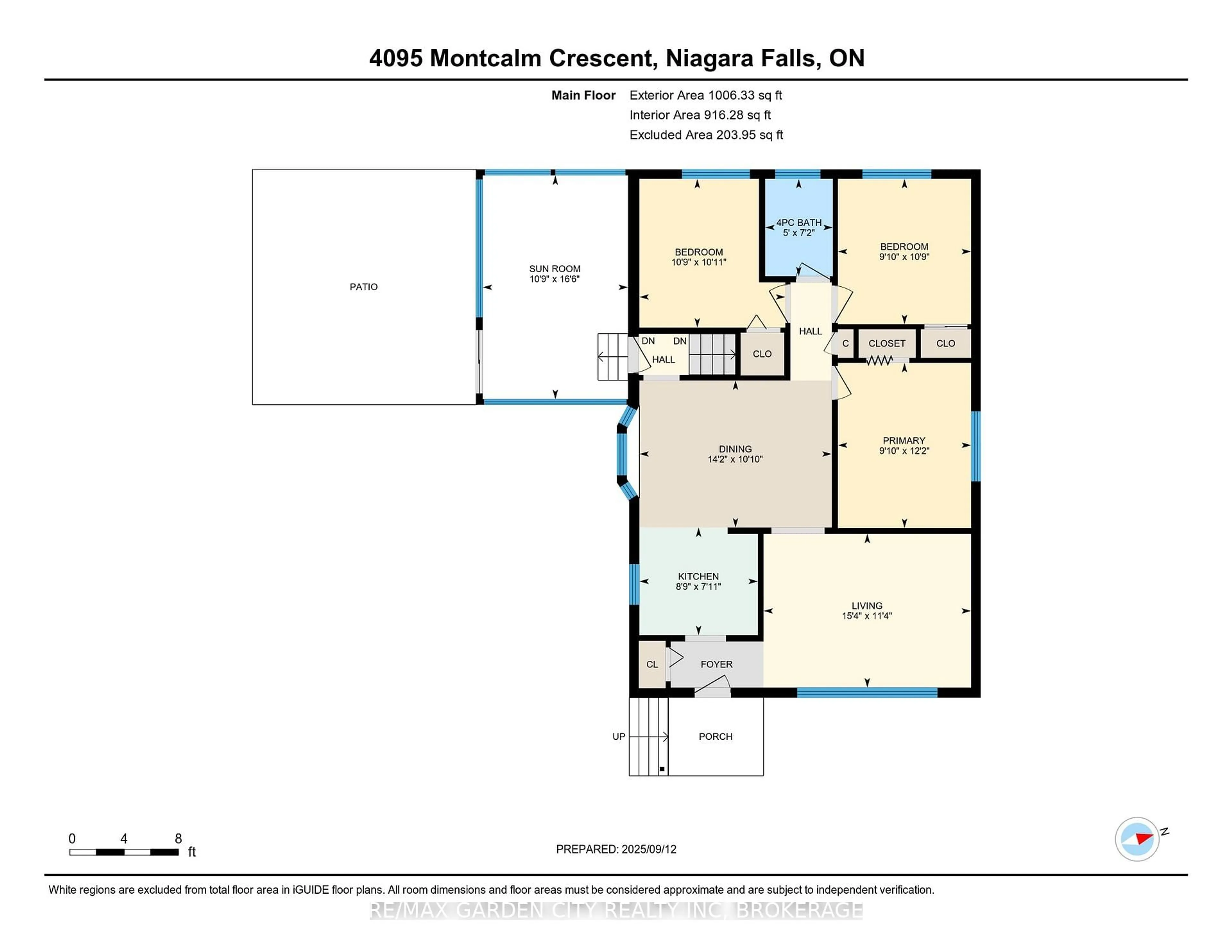 Floor plan for 4095 Montcalm Cres, Niagara Falls Ontario L2G 6M1