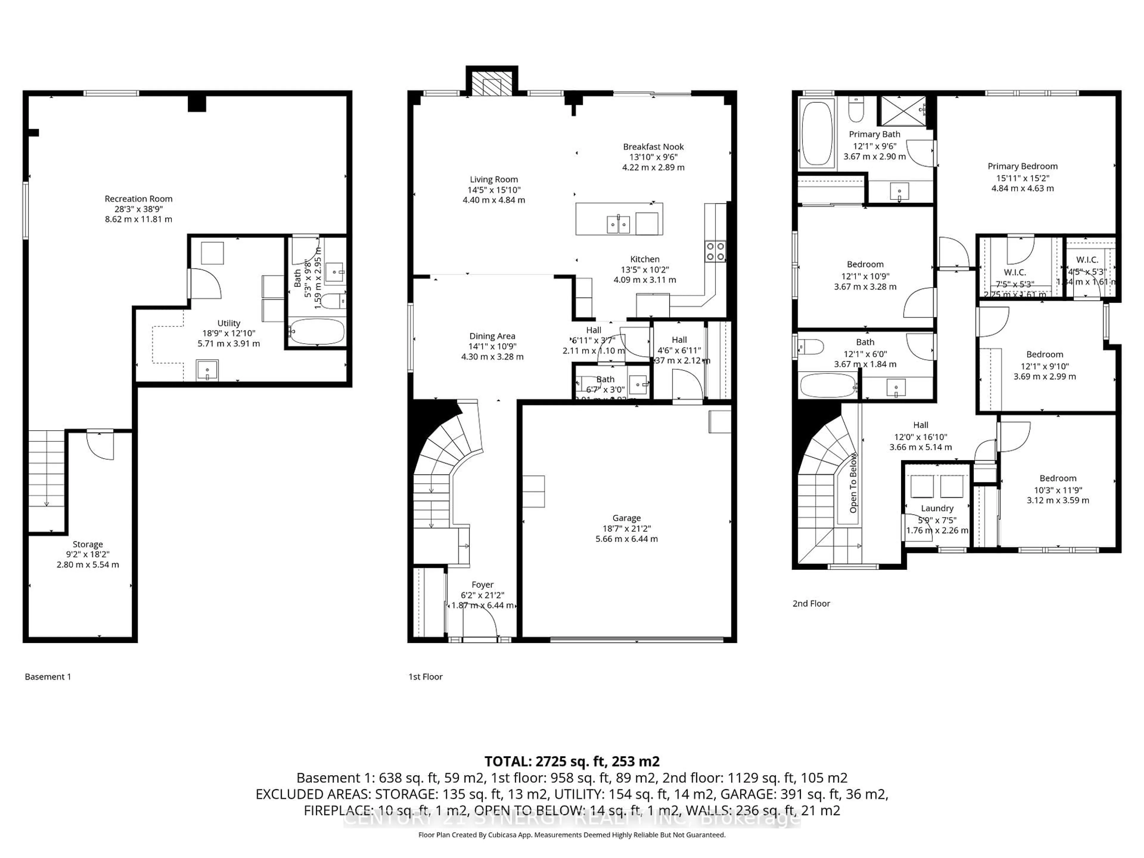 Floor plan for 53 Boddington St, Ottawa Ontario K2J 6G1