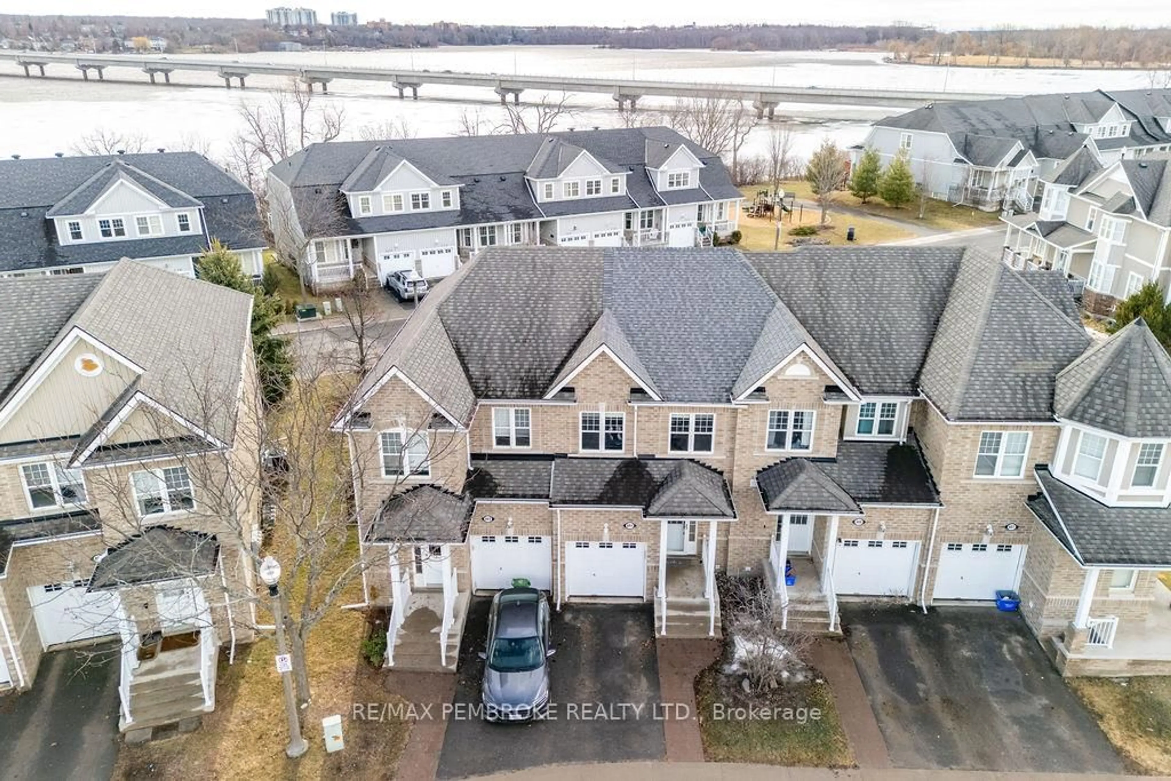 A pic from outside/outdoor area/front of a property/back of a property/a pic from drone, water/lake/river/ocean view for 891 Newmarket Lane, Kingston Ontario K7K 0C8