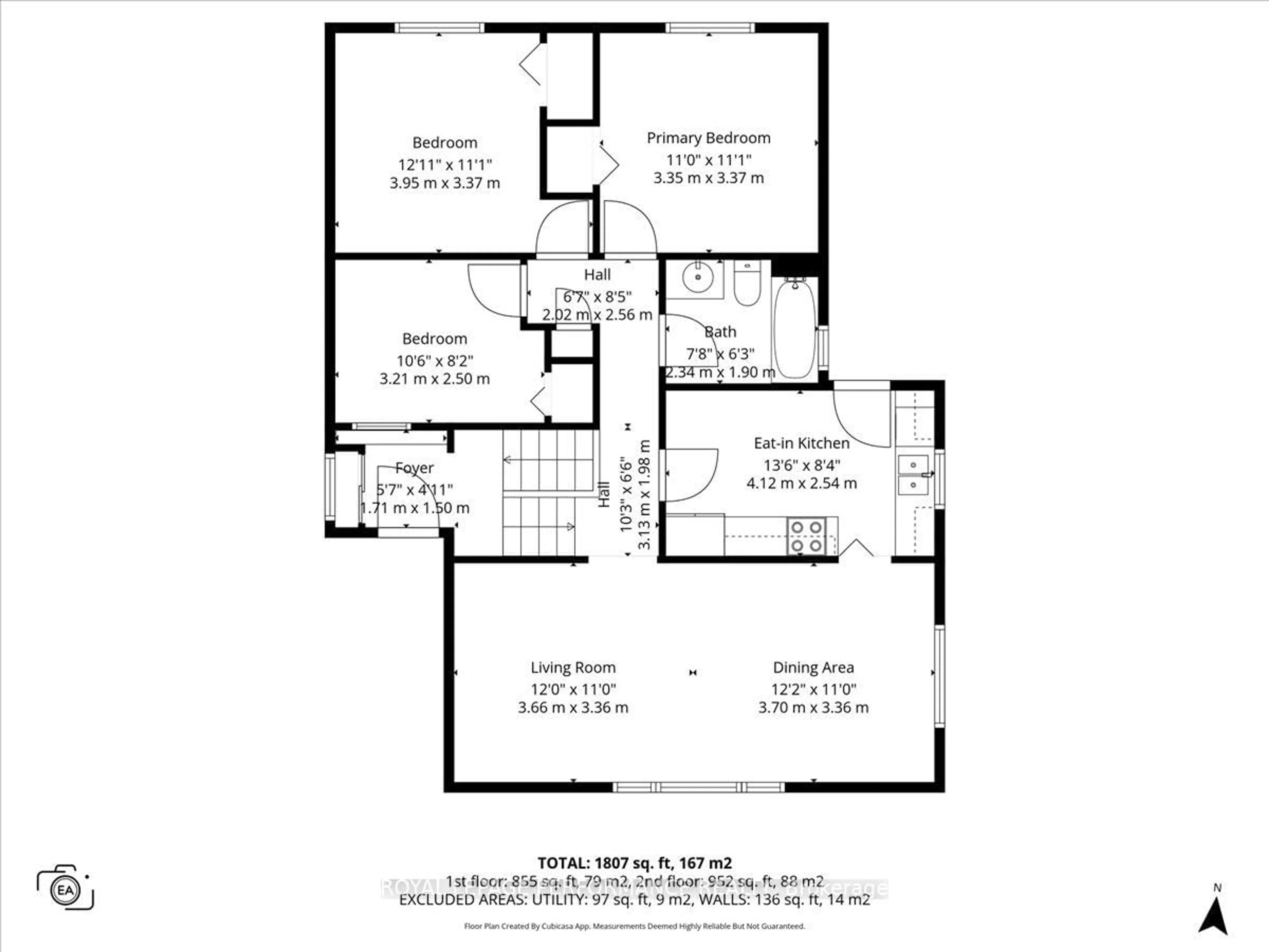 Floor plan for 1075 Secord Ave, Ottawa Ontario K1H 8C7