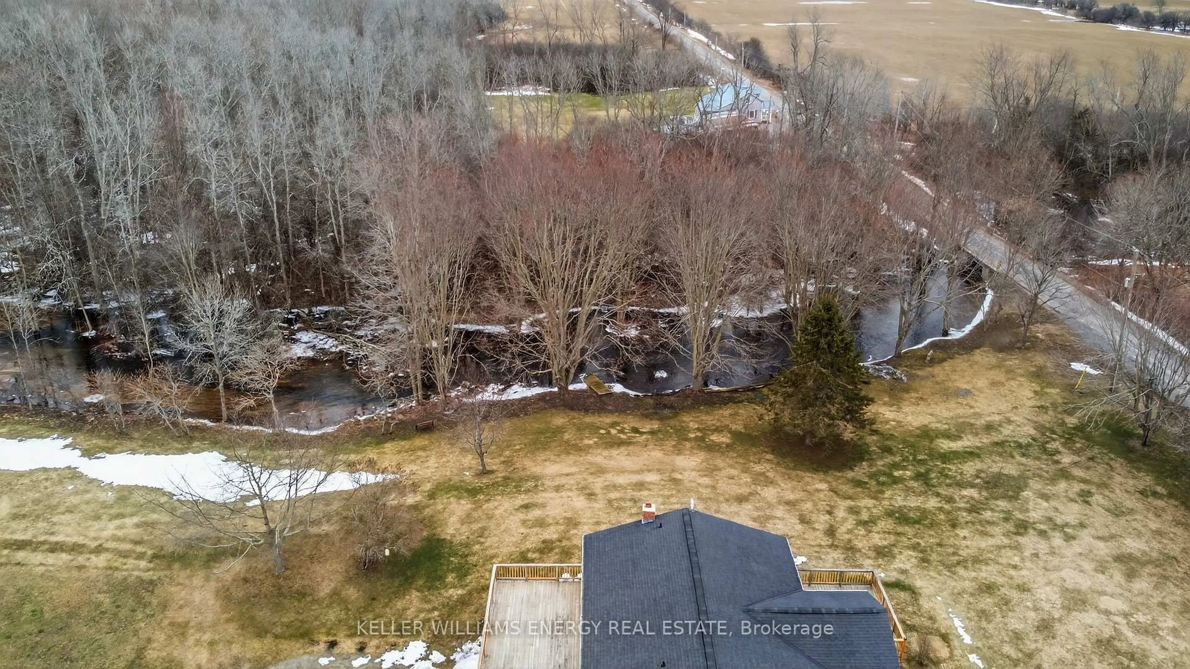 A pic from outside/outdoor area/front of a property/back of a property/a pic from drone, unknown for 300 Hubbs Creek Rd, Prince Edward County Ontario K0K 3L0