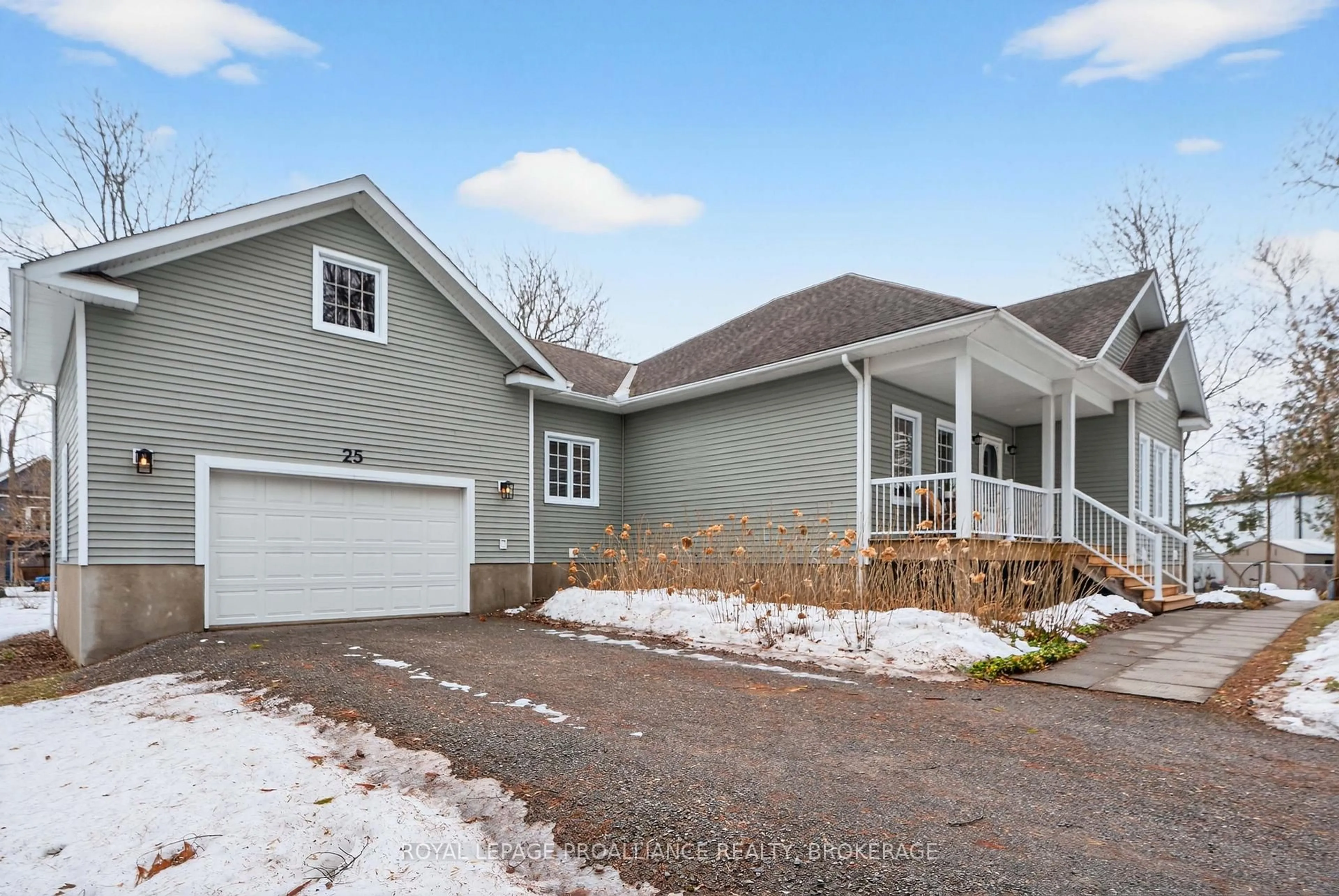 Home with vinyl exterior material, street for 25 George St, Westport Ontario K0G 1X0