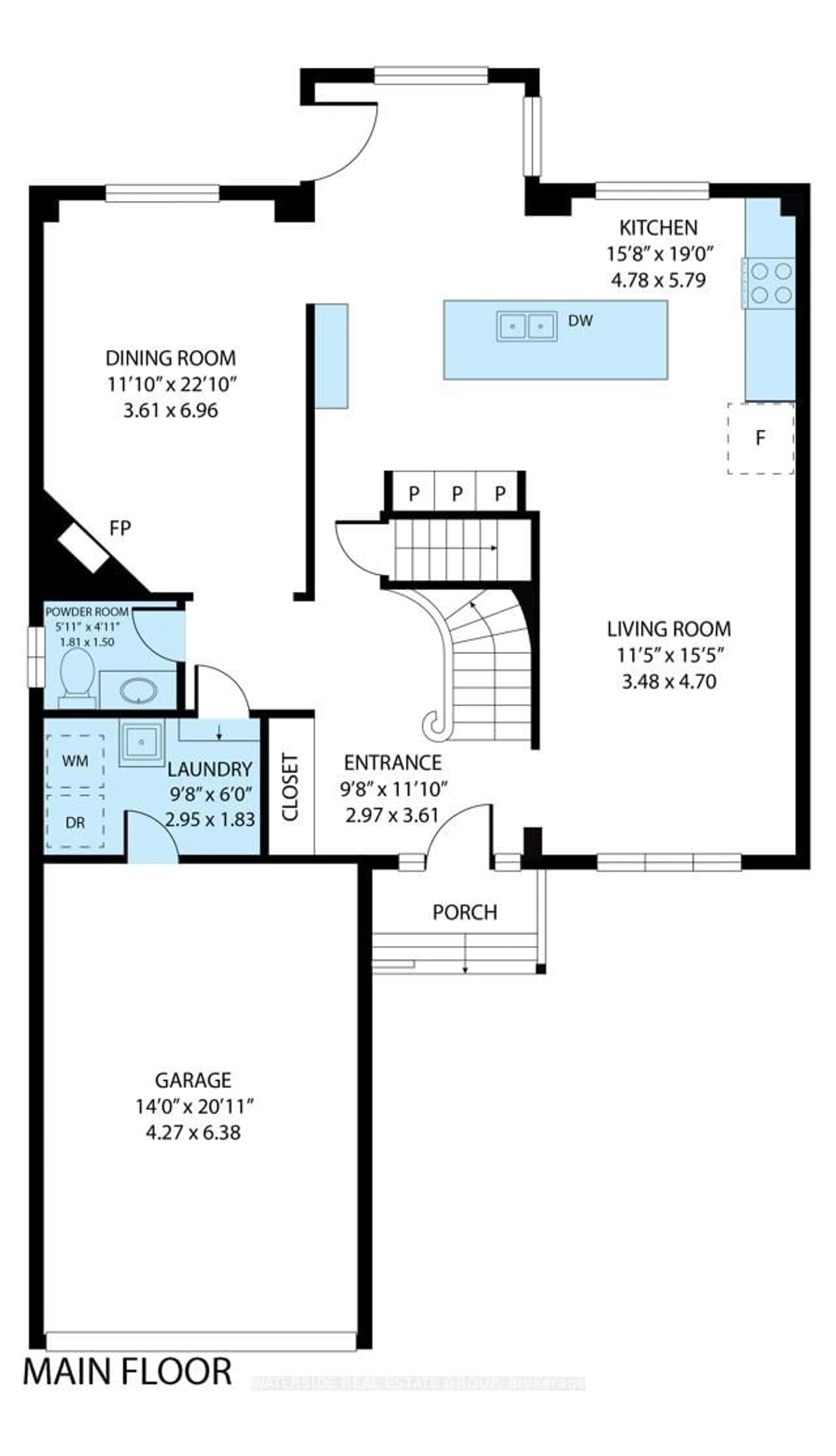 Floor plan for 18 Marisa Crt, Hamilton Ontario L9A 5E5
