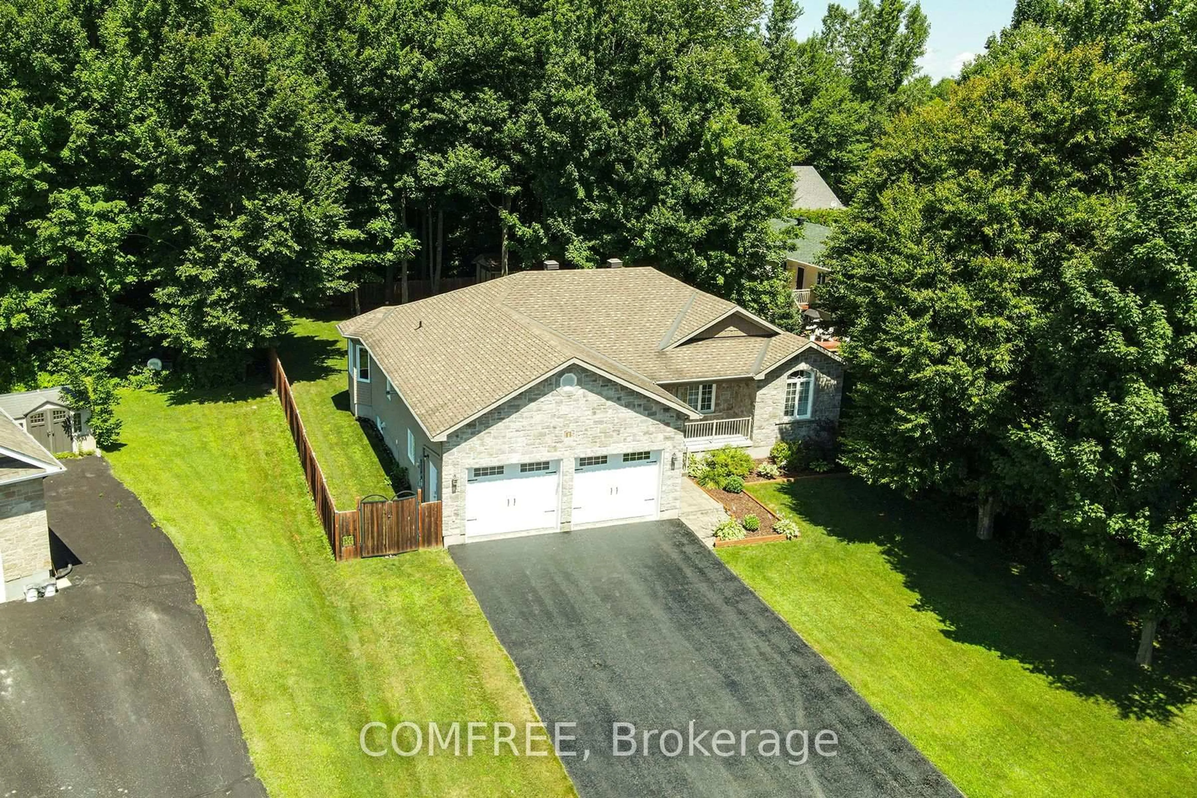 A pic from outside/outdoor area/front of a property/back of a property/a pic from drone, unknown for 115 Larose Lane, The Nation Ontario K0A 1W0