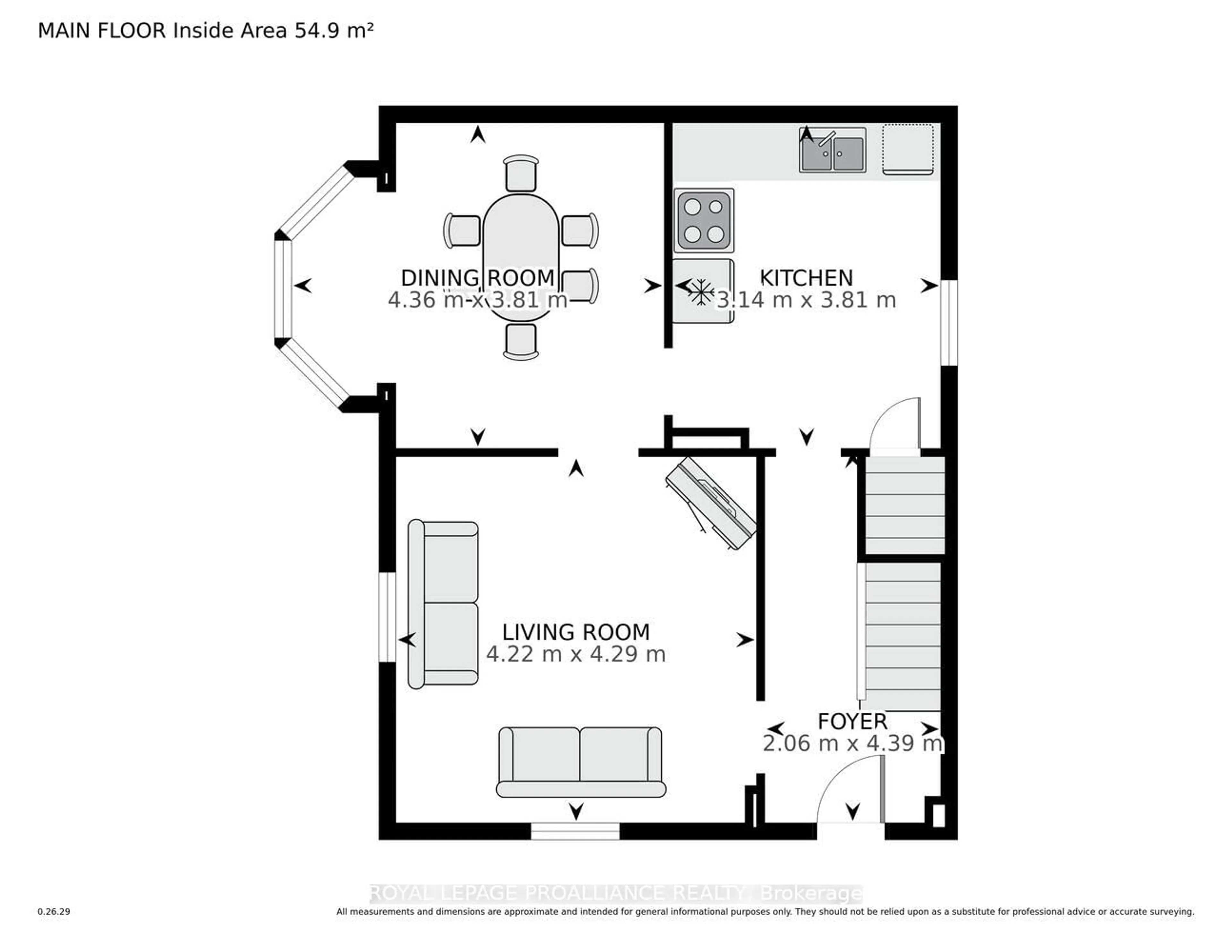 Floor plan for 675 Zaire St, Prescott Ontario K0E 1T0