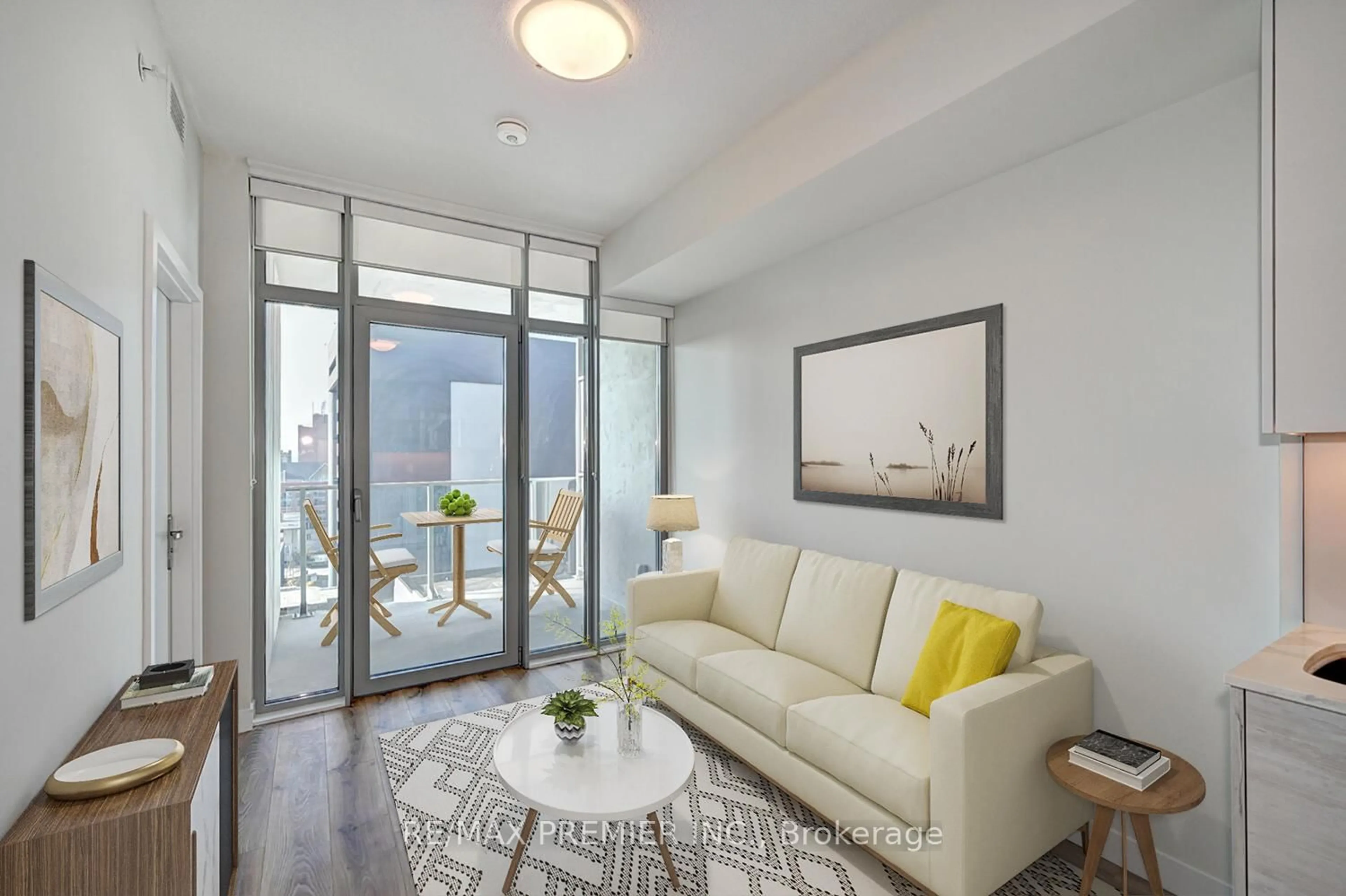 Living room with furniture, unknown for 60 Frederick St #813, Kitchener Ontario N2H 0C7