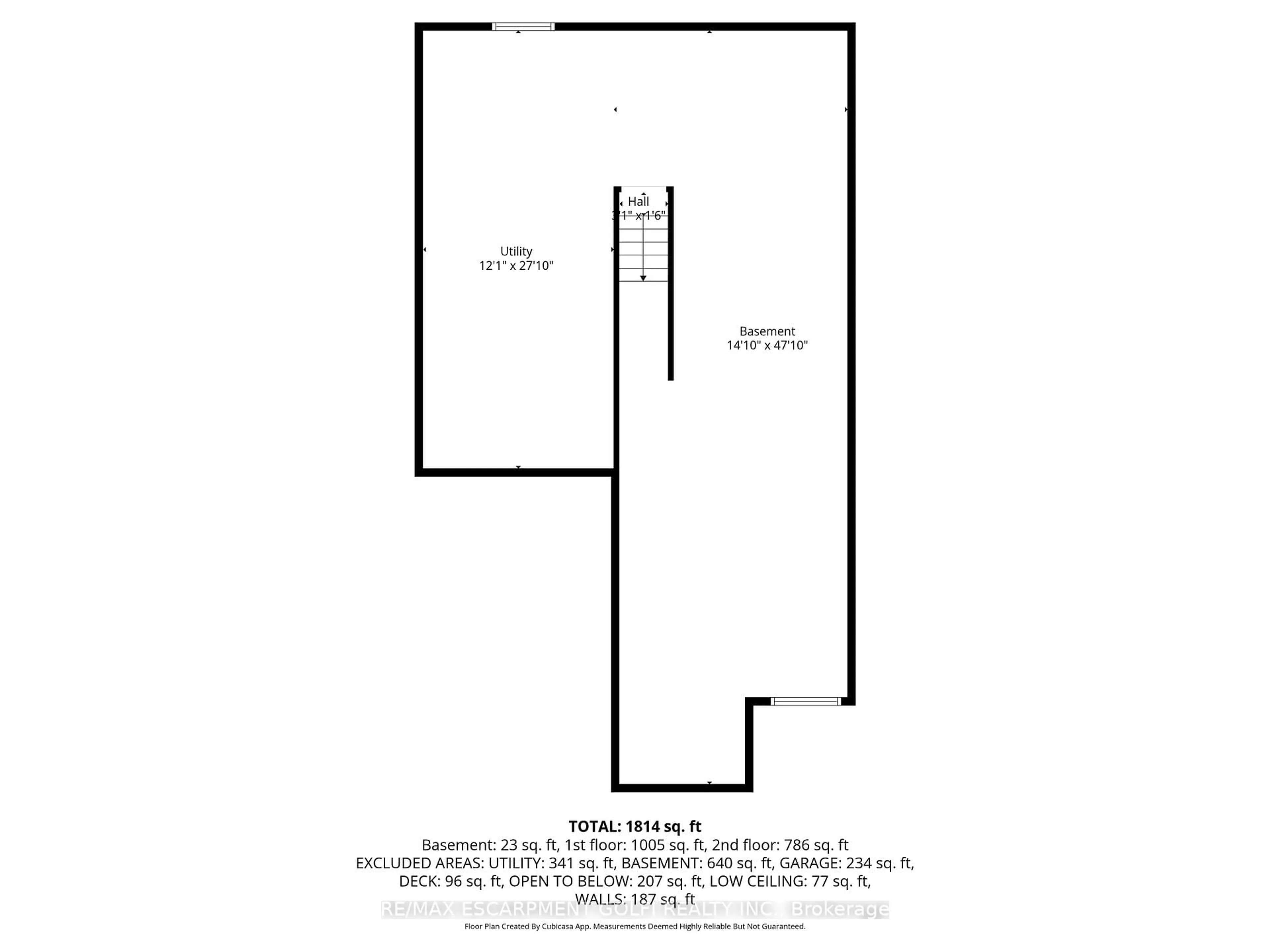 Floor plan for 744 Nelson St #4, Norfolk Ontario N0A 1N4