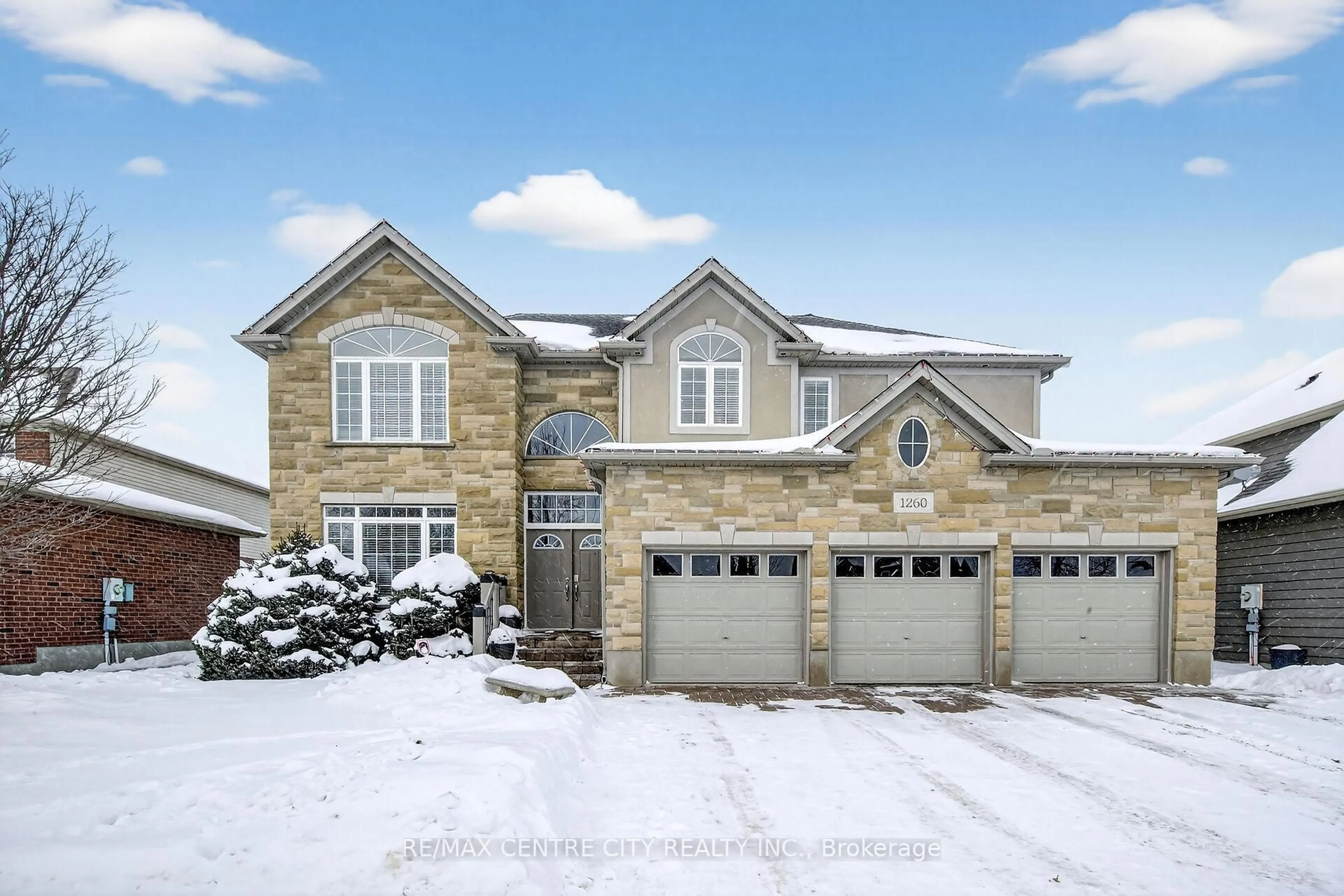 Home with brick exterior material, street for 1260 Birchwood Dr, London South Ontario N6K 5C2