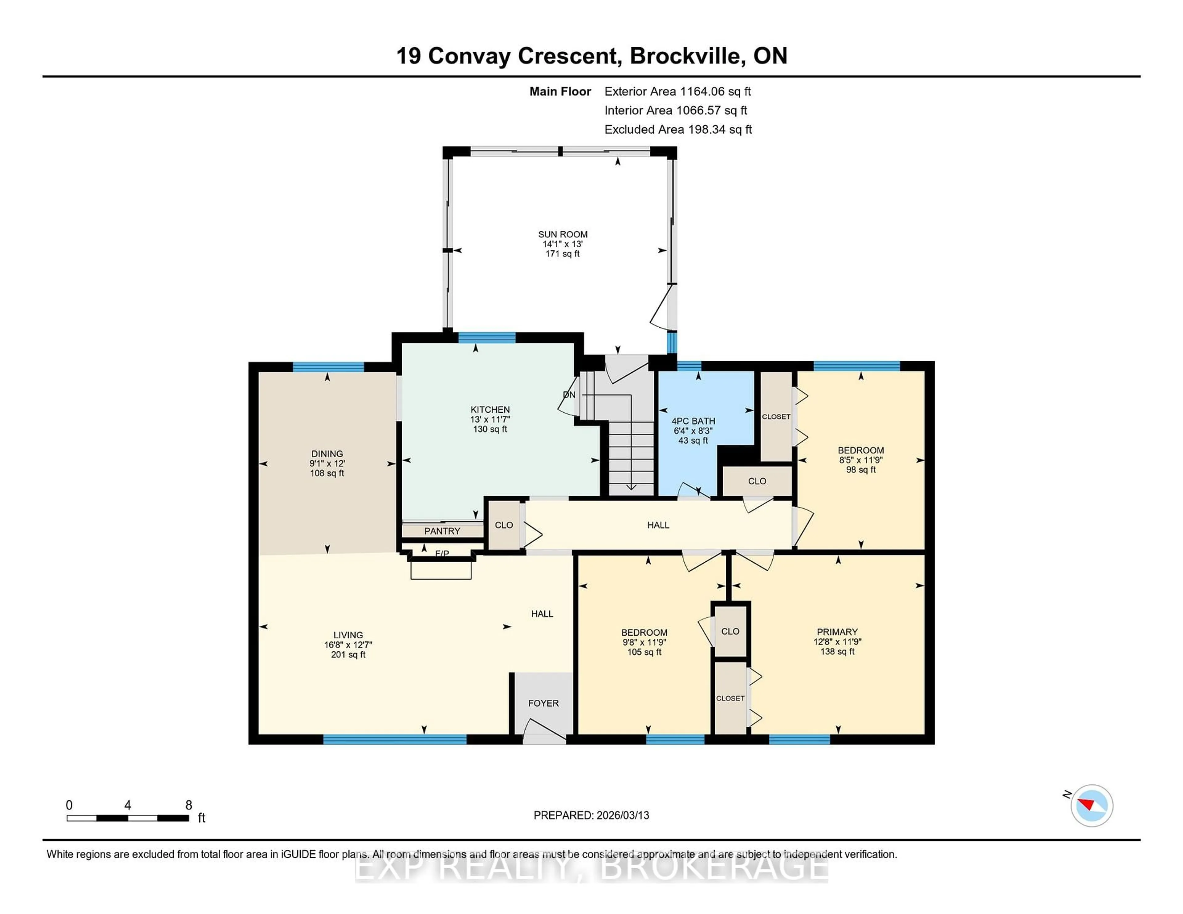Floor plan for 19 CONVAY Cres, Brockville Ontario K6V 5A2