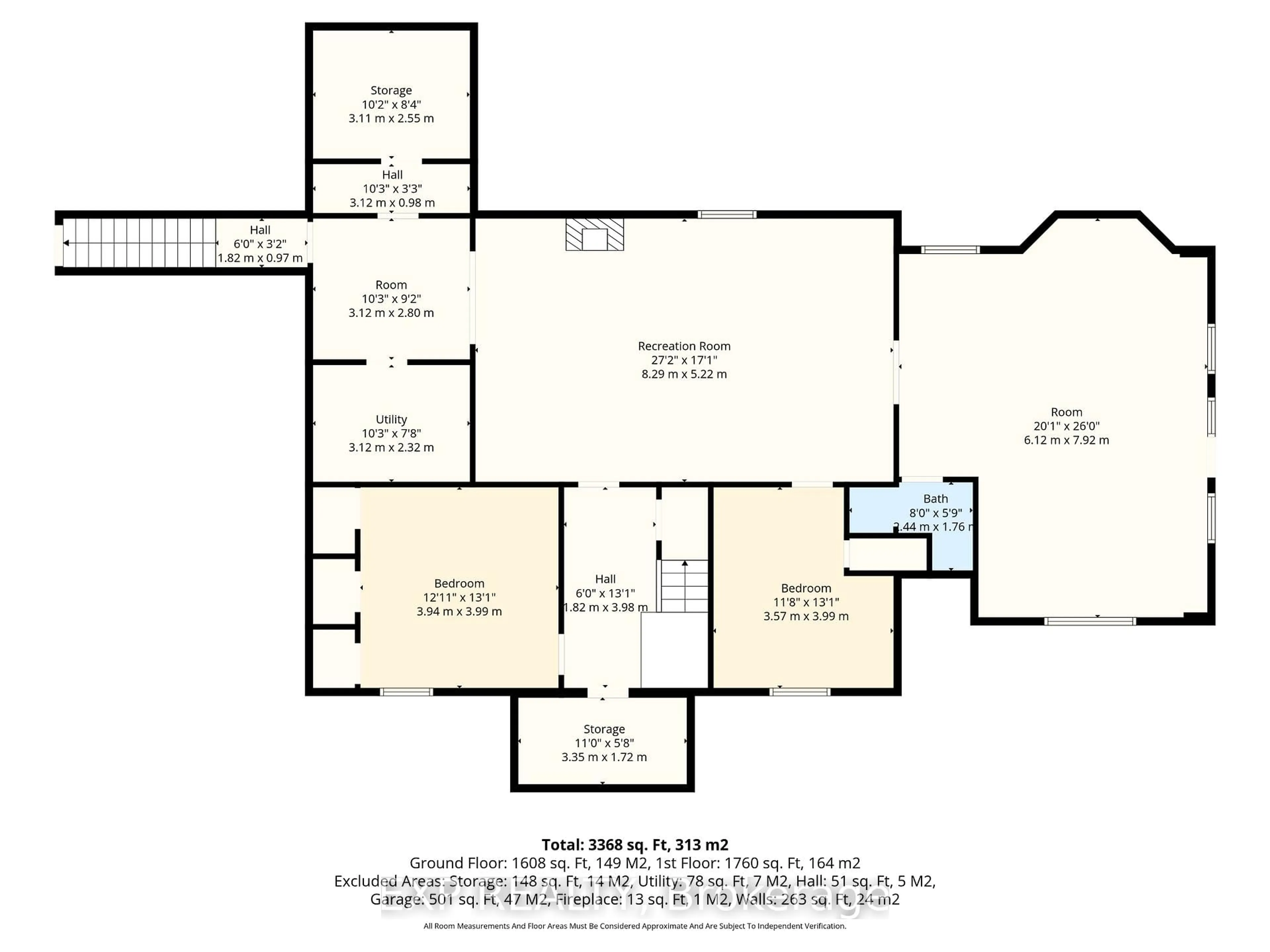 Floor plan for 1497 Pentecostal Rd, Hamilton Township Ontario K9A 4J8