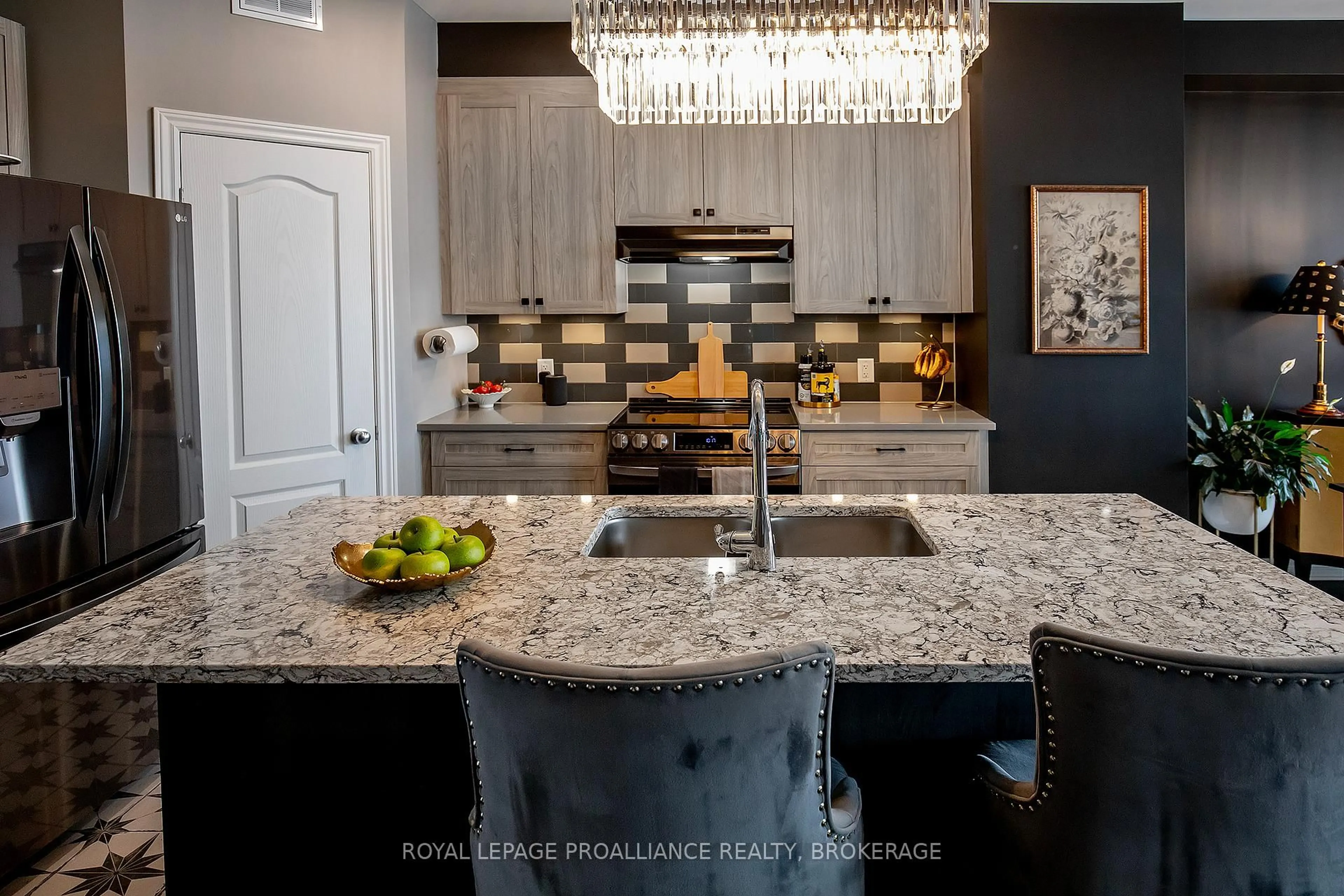 Contemporary kitchen, ceramic/tile floor for 1380 Demers Ave, Kingston Ontario K7M 0H8