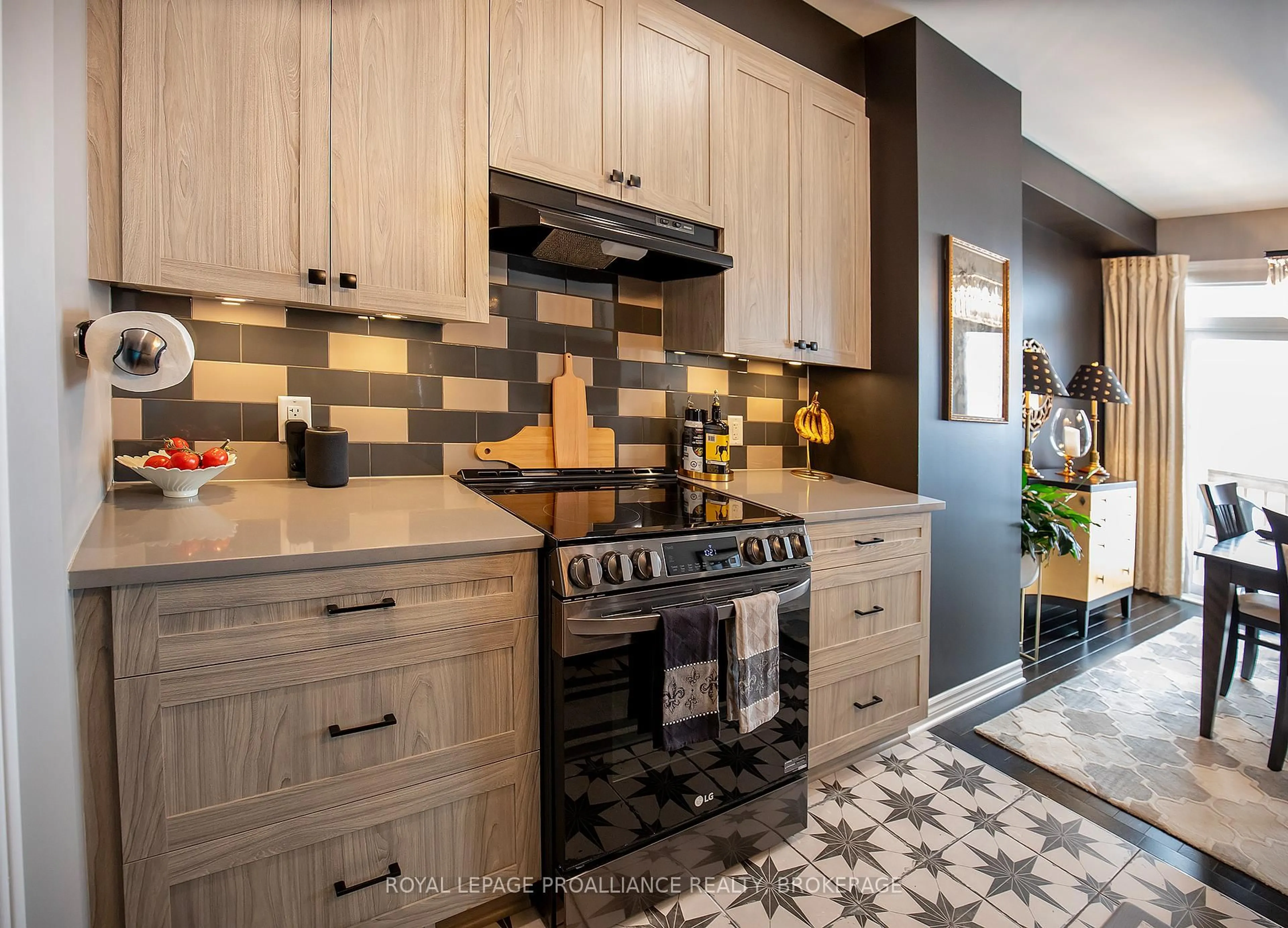 Contemporary kitchen, ceramic/tile floor for 1380 Demers Ave, Kingston Ontario K7M 0H8