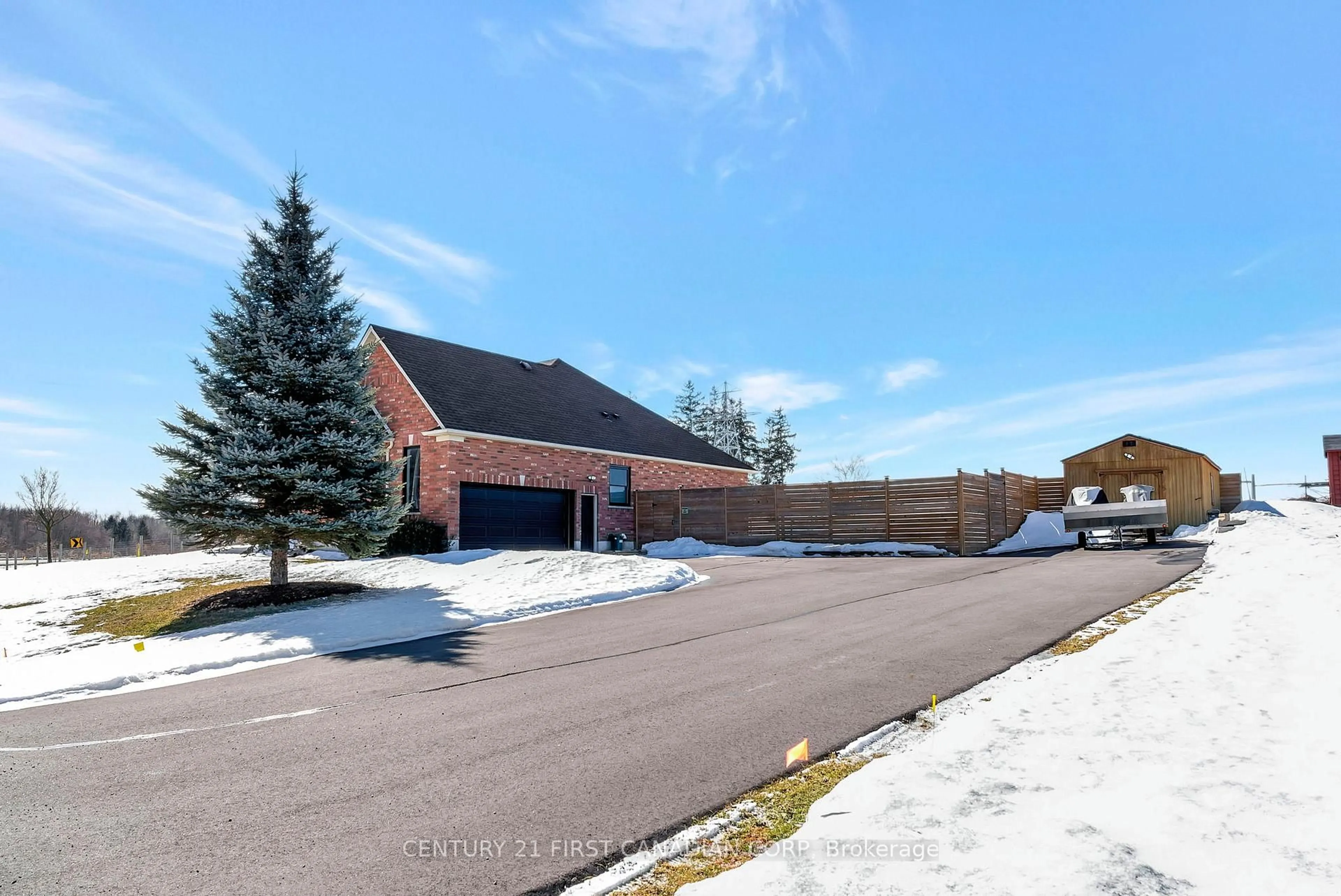 A pic from outside/outdoor area/front of a property/back of a property/a pic from drone, unknown for 5 Falkland Rd, Brant Ontario N0J 1V0