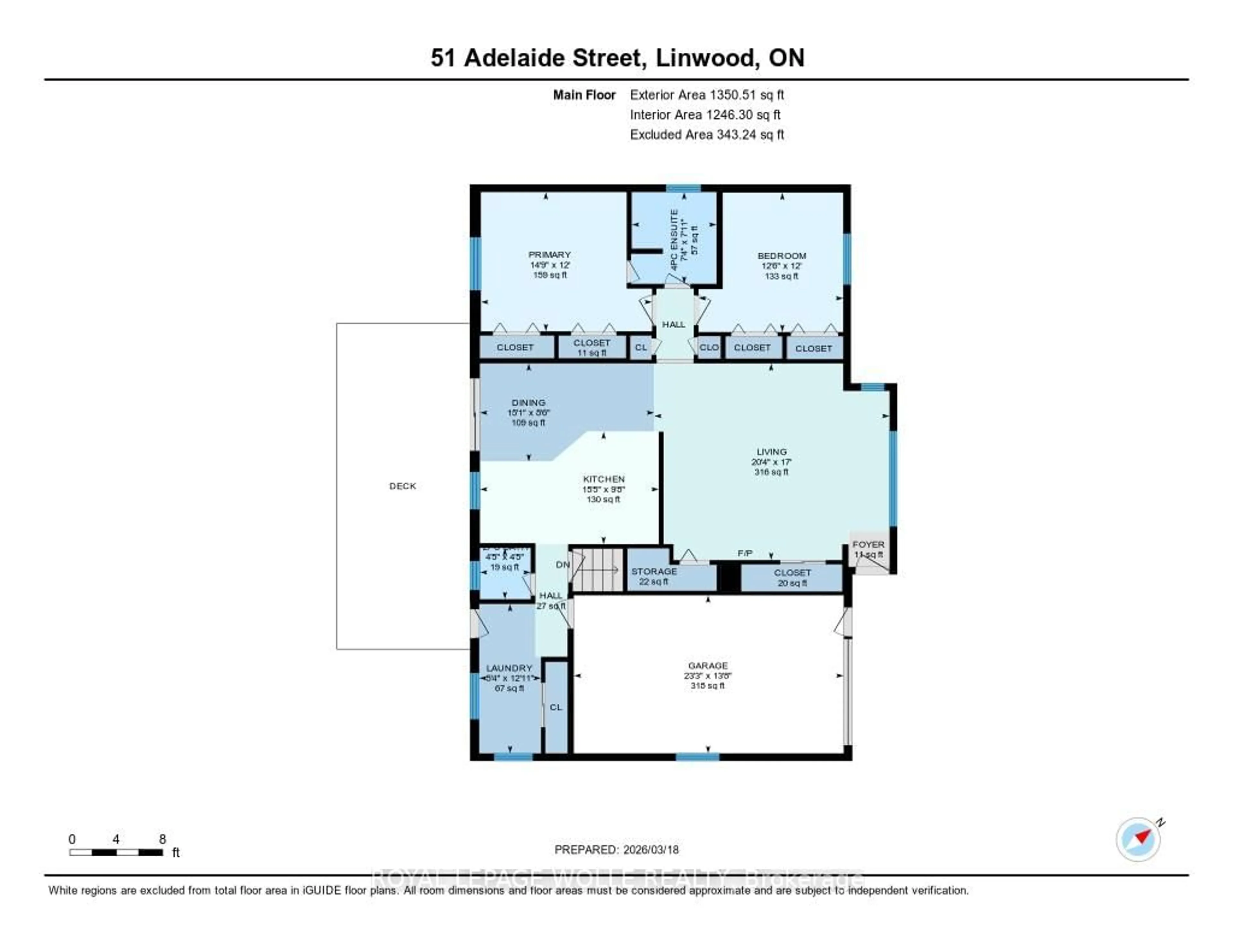 Floor plan for 51 Adelaide St, Wellesley Ontario N0B 2A0