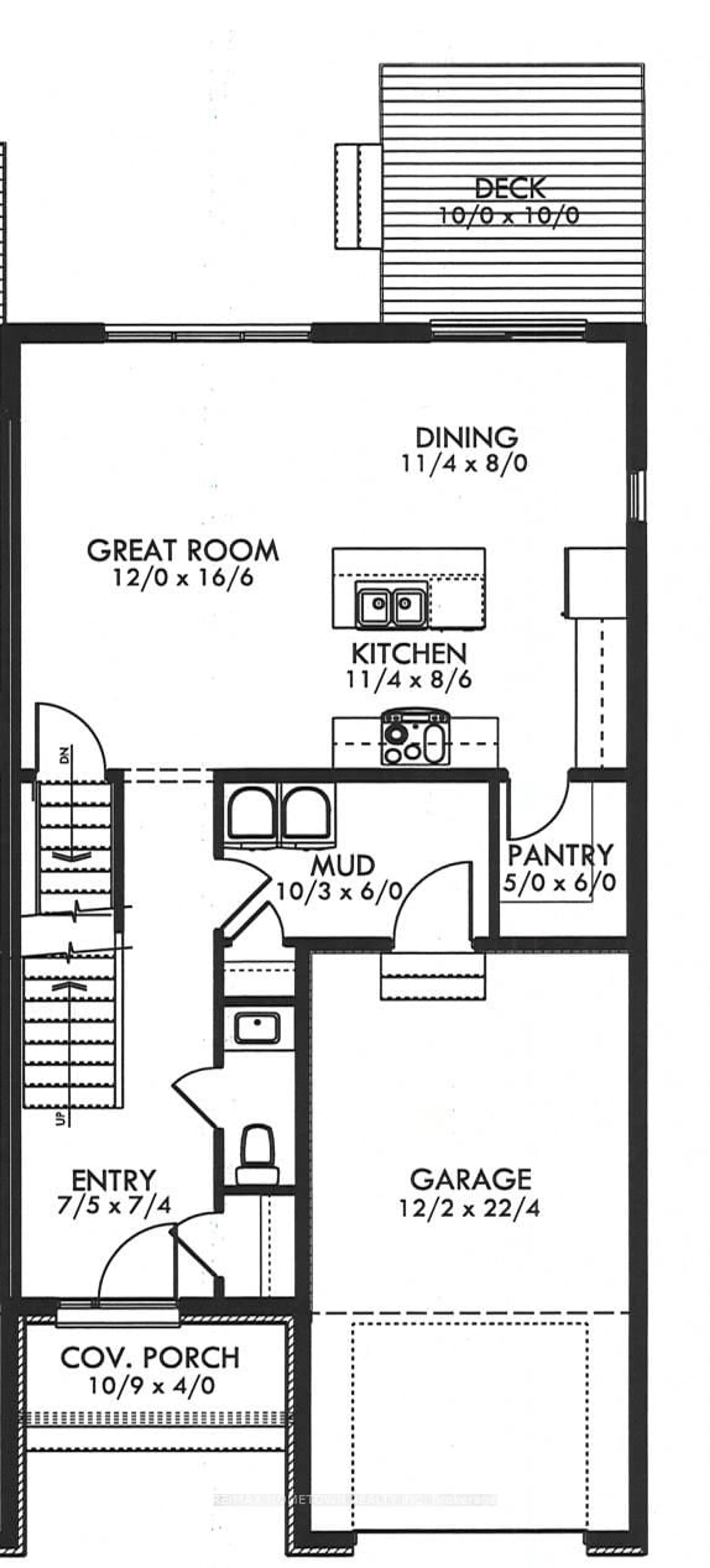 Floor plan for 1005 Dobbie St, Brockville Ontario K6V 7N1