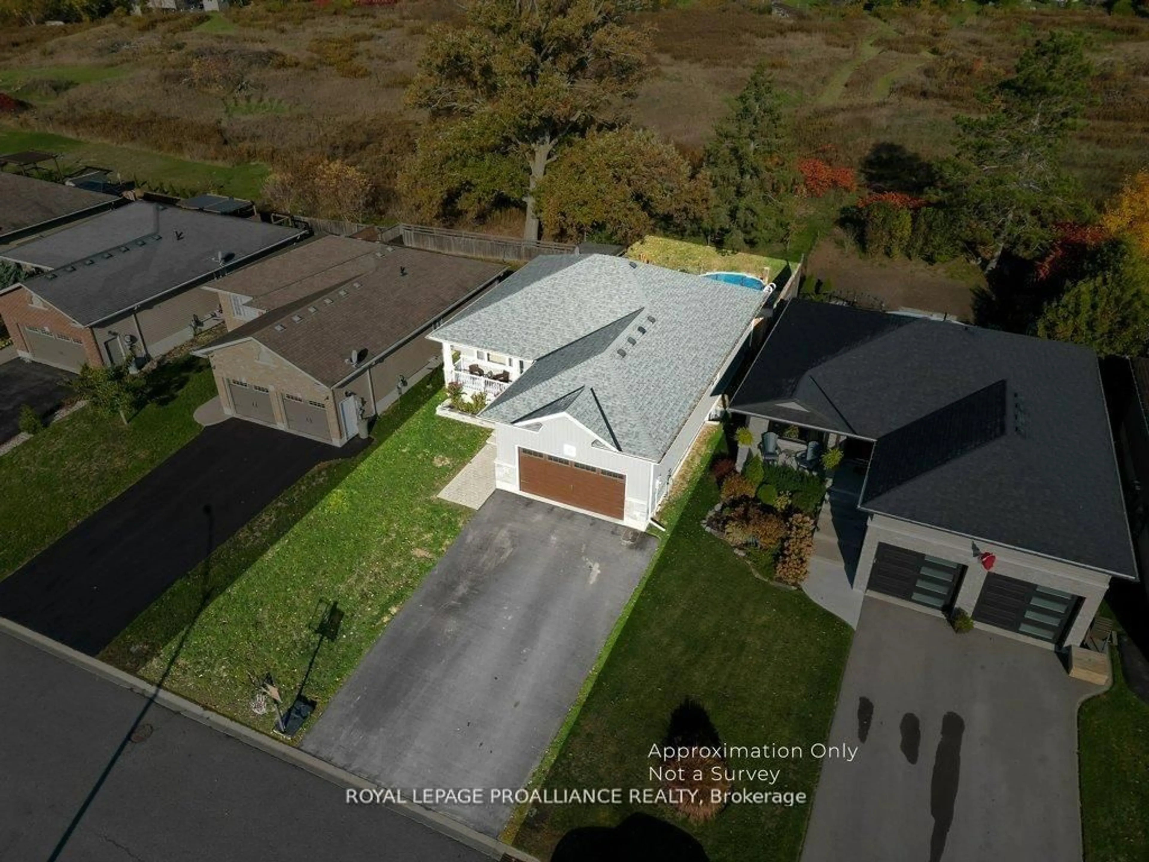 A pic from outside/outdoor area/front of a property/back of a property/a pic from drone, street for 50 Stonegate Cres, Hastings Ontario K0K 2C0