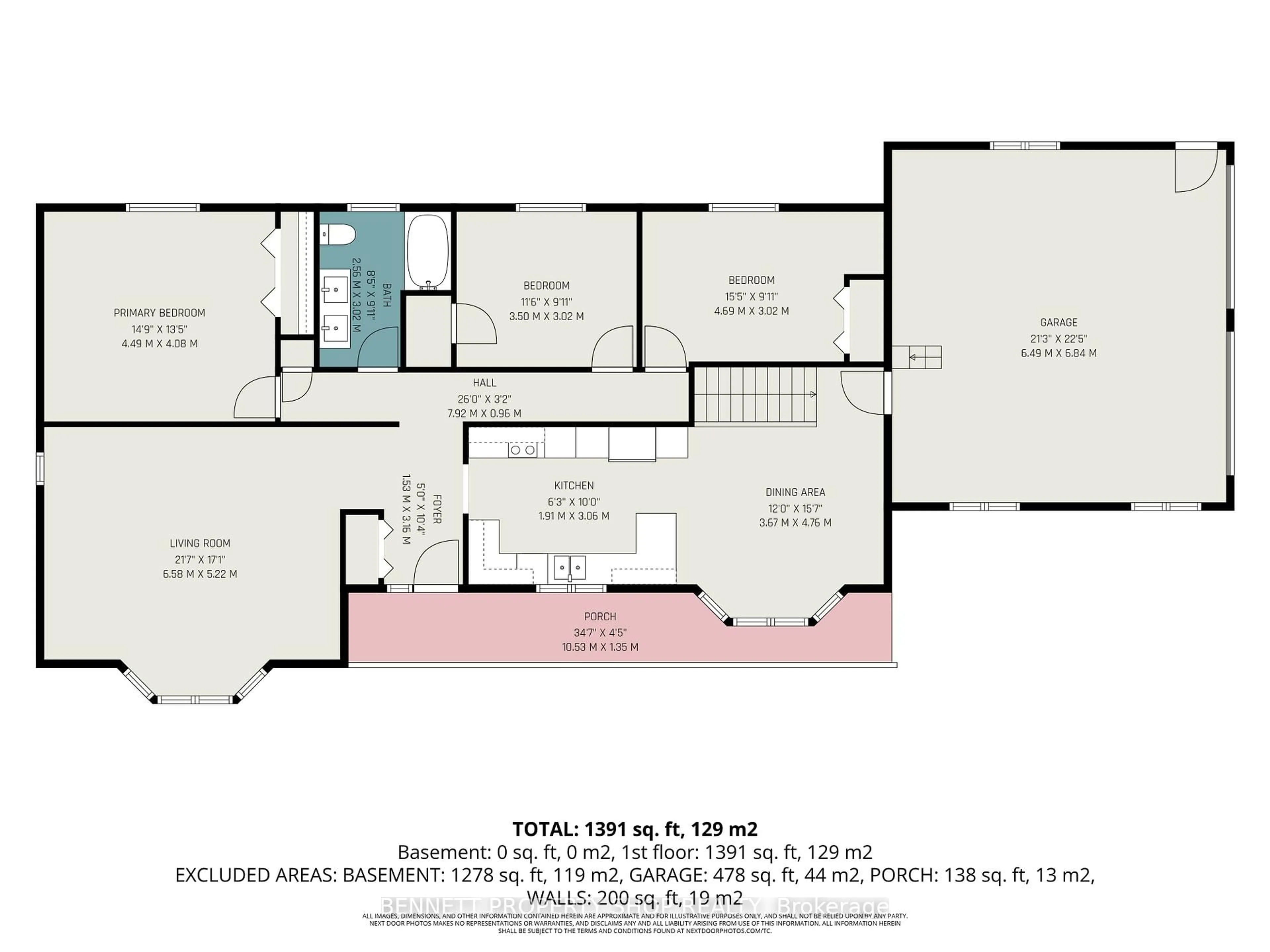 Floor plan for 1450 South Russell Rd, Russell Ontario K4R 1E5