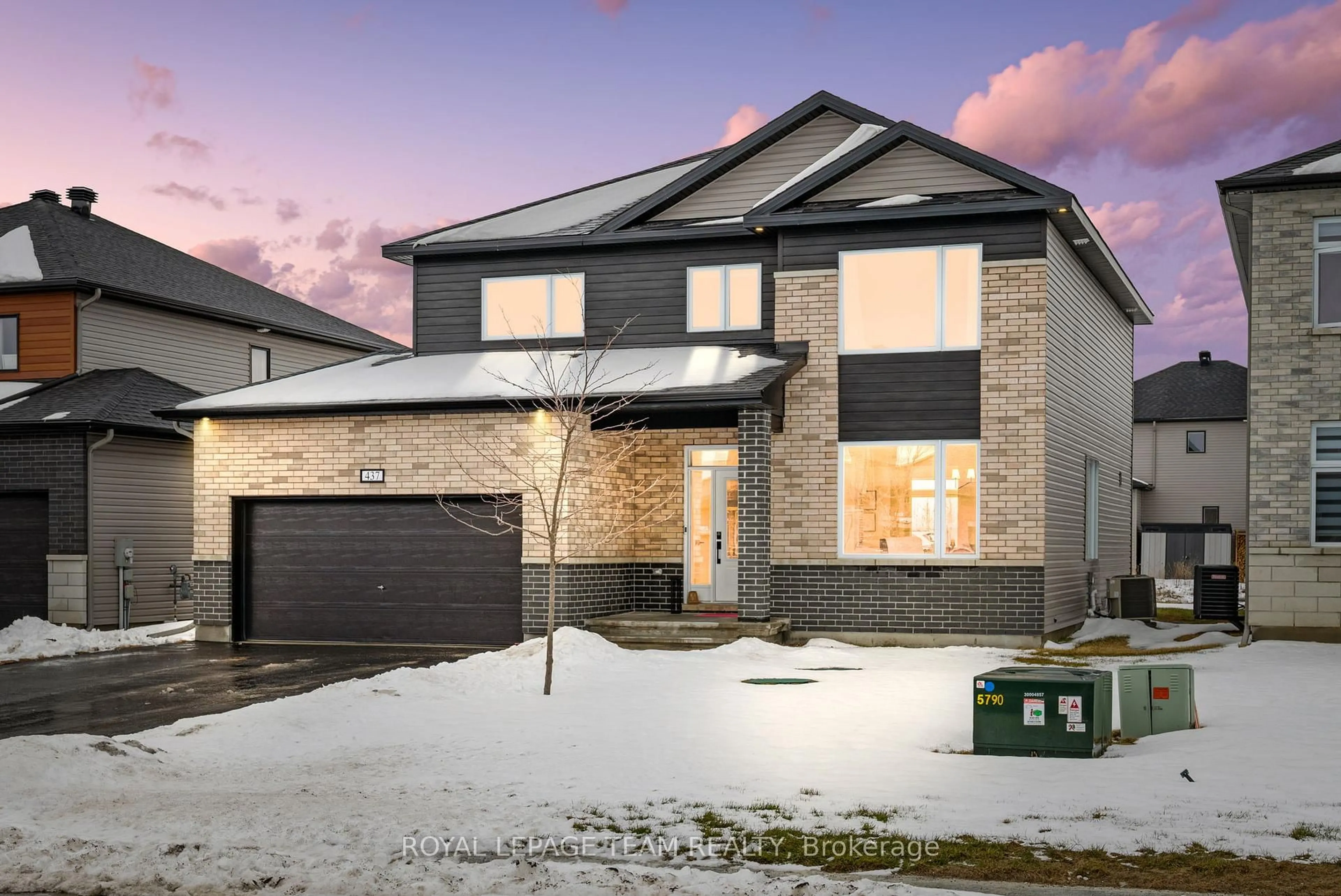 Home with brick exterior material, street for 437 Fleet Canuck Private, Carp Ontario K0A 1L0