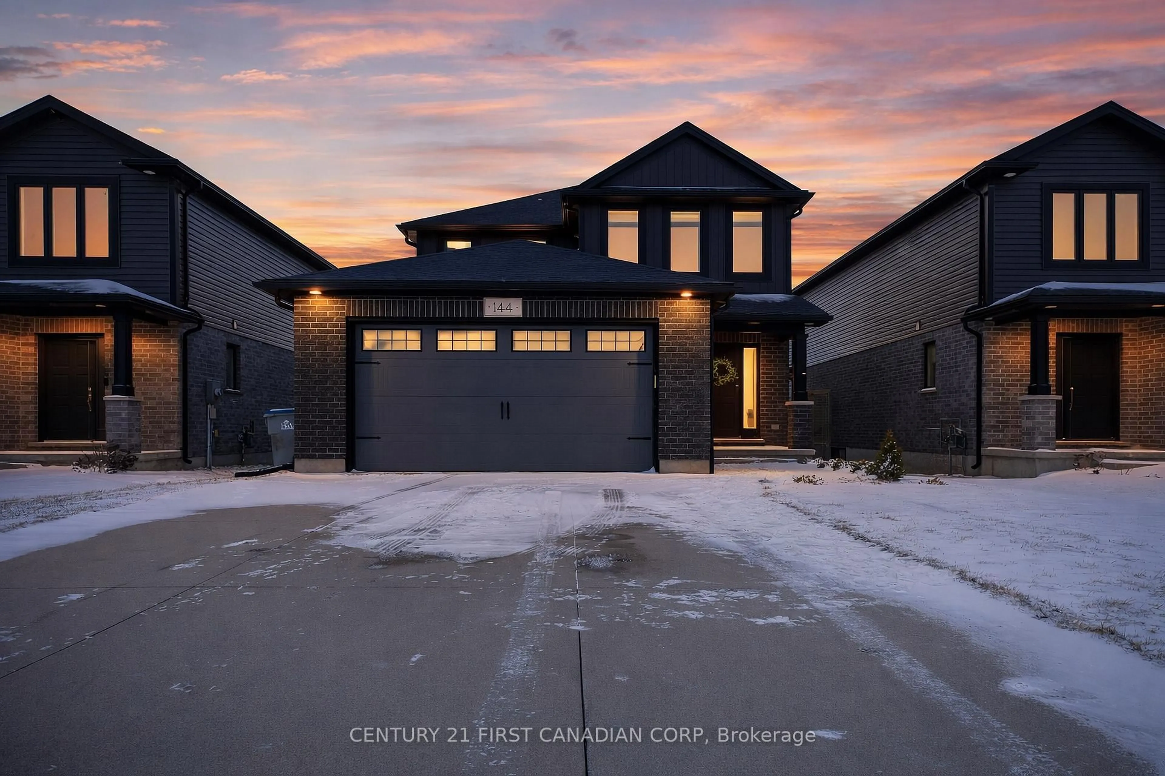 Home with brick exterior material, street for 144 Gilmour Dr, Lucan Biddulph Ontario N0M 2J0