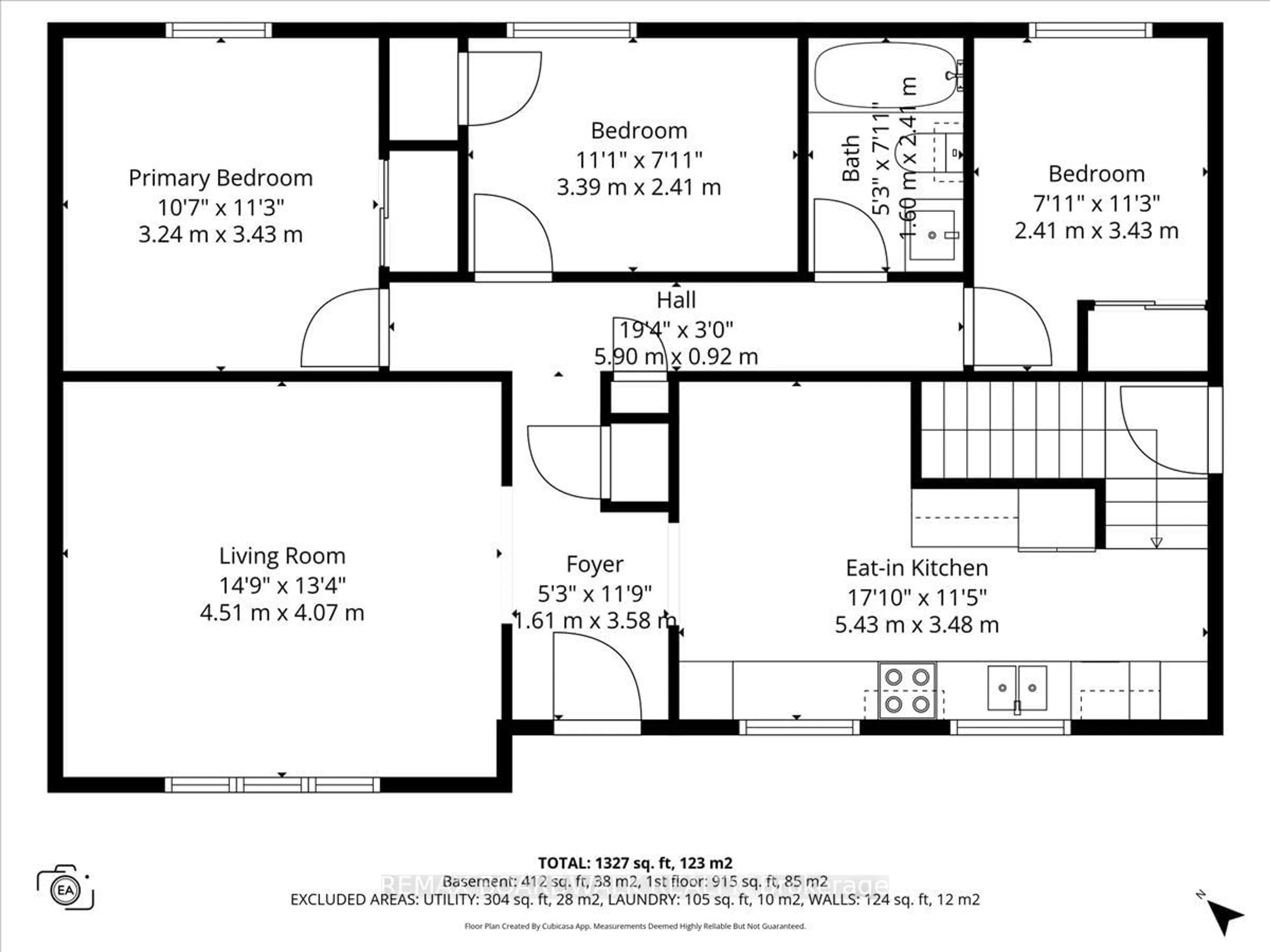 Floor plan for 789 Fifth St, Renfrew Ontario K7V 1G3