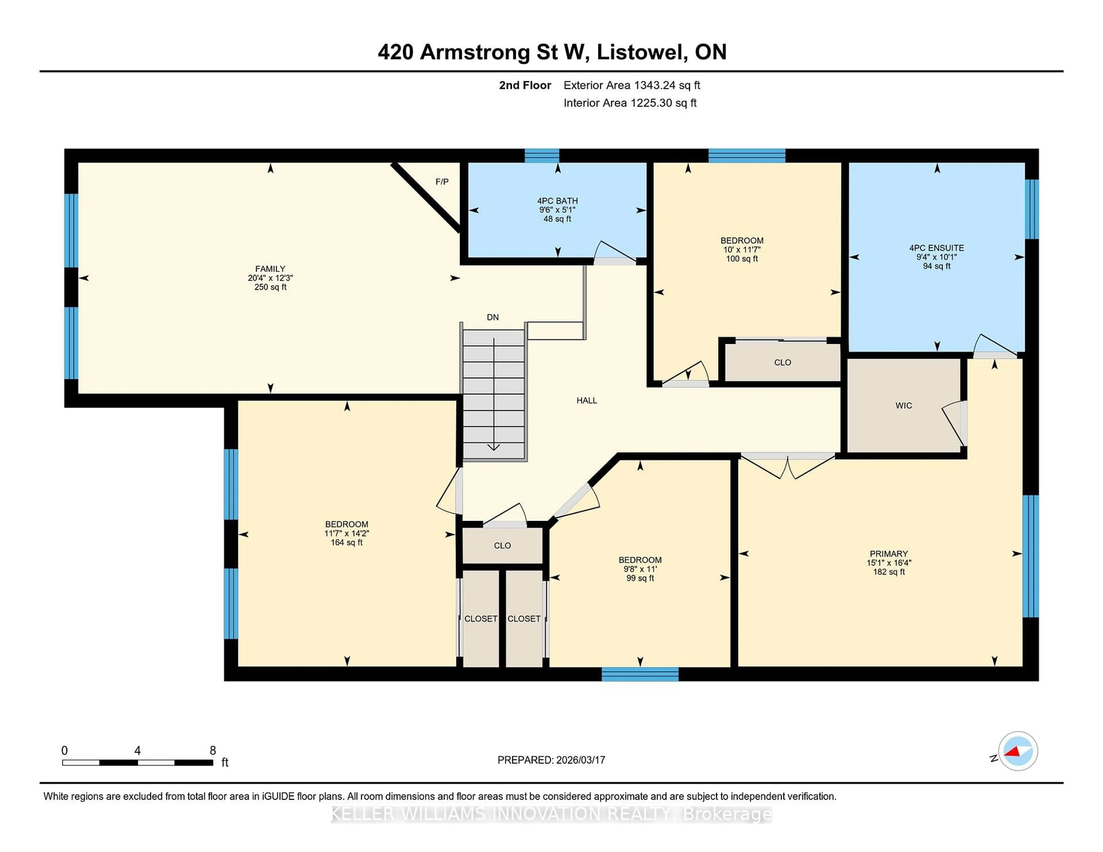 Floor plan for 420 Armstrong St, North Perth Ontario N4W 0E6