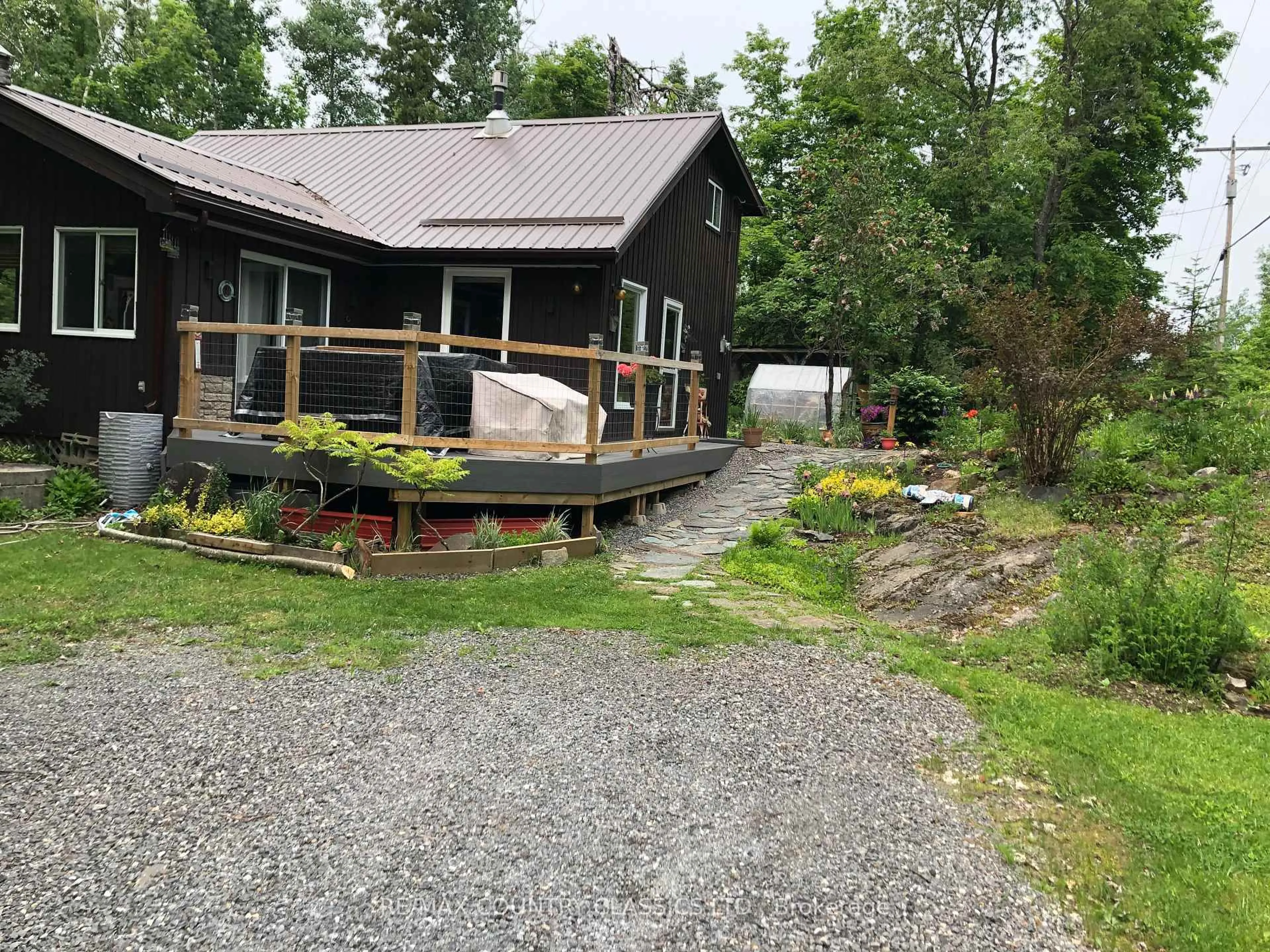 A pic from outside/outdoor area/front of a property/back of a property/a pic from drone, water/lake/river/ocean view for 1322A Weslemkoon Lake Rd, Hastings Ontario K0L 1W0