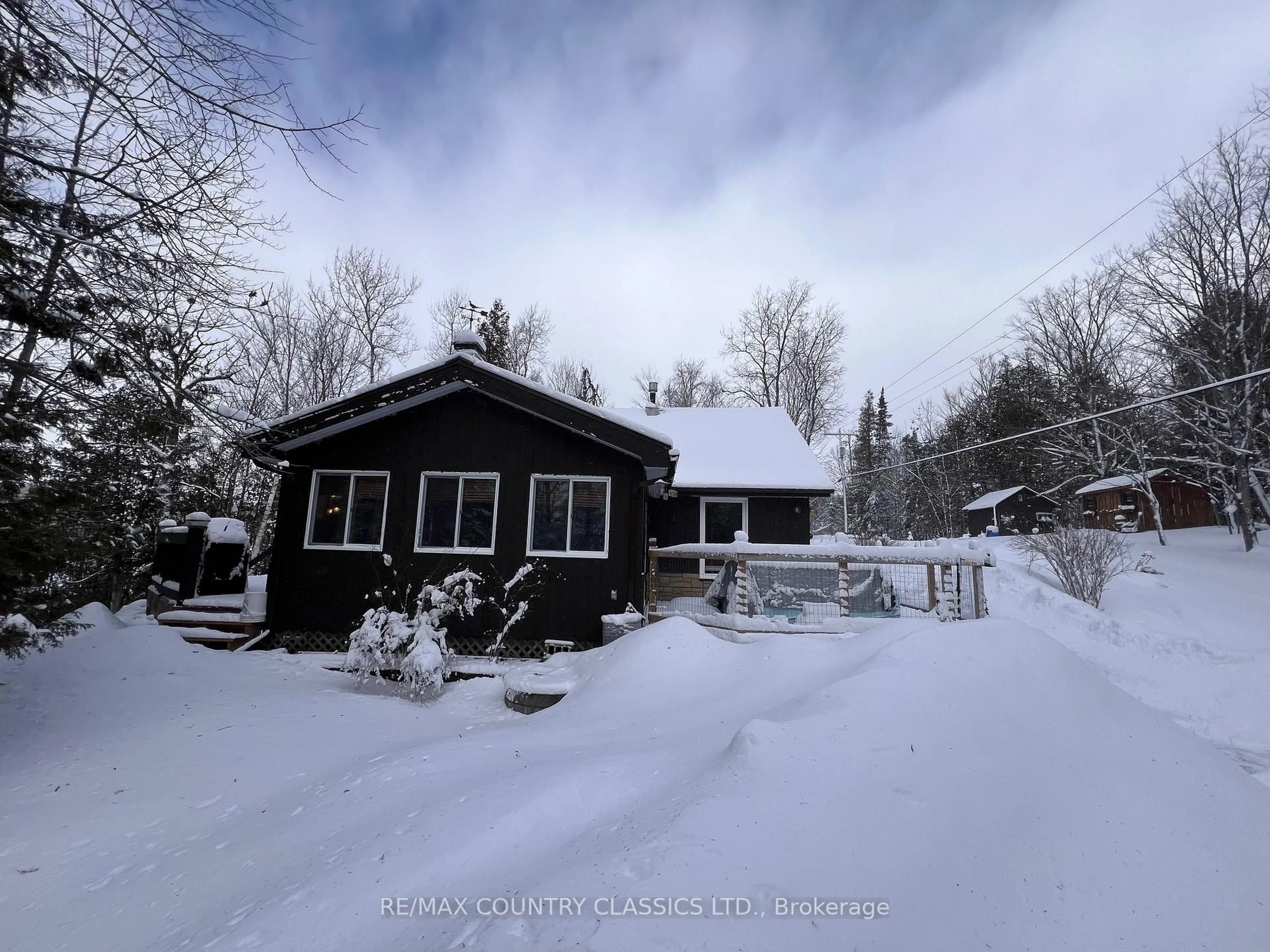 A pic from outside/outdoor area/front of a property/back of a property/a pic from drone, street for 1322A Weslemkoon Lake Rd, Hastings Ontario K0L 1W0