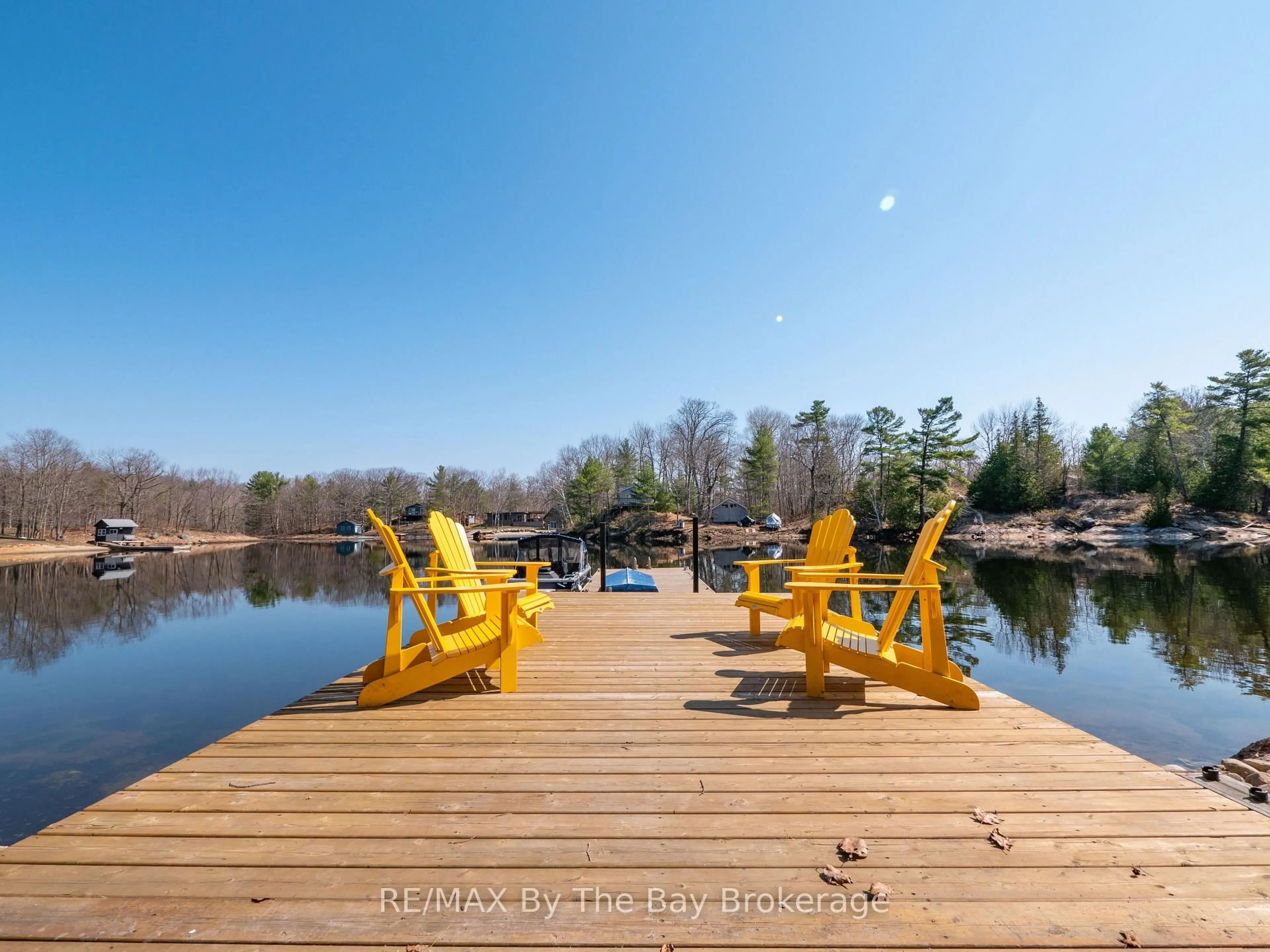 Patio, water/lake/river/ocean view for 1346 IS 980/DEER, Georgian Bay Ontario P0E 1E0