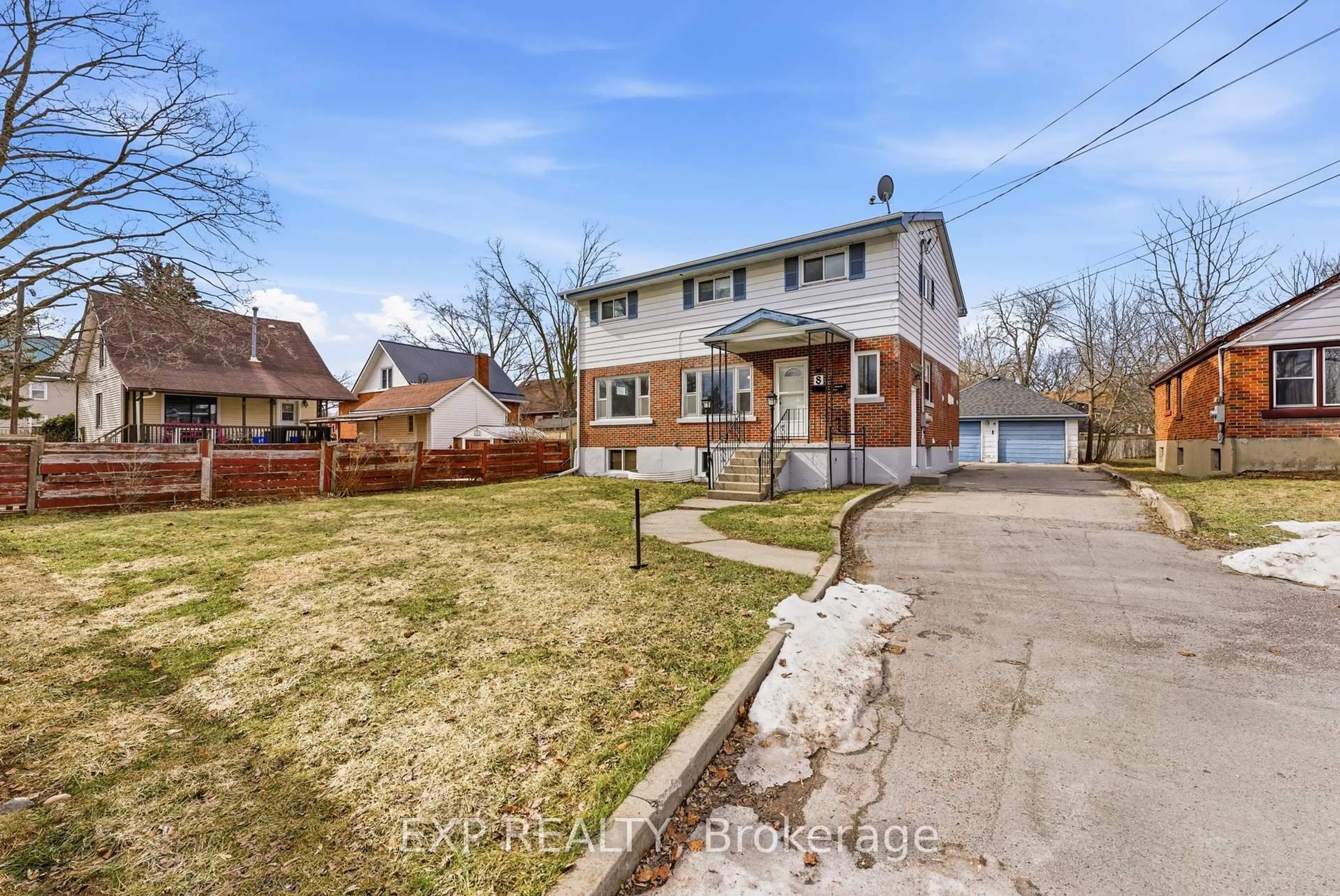 A pic from outside/outdoor area/front of a property/back of a property/a pic from drone, street for 8 Reynolds Cres, Belleville Ontario K8P 2W7