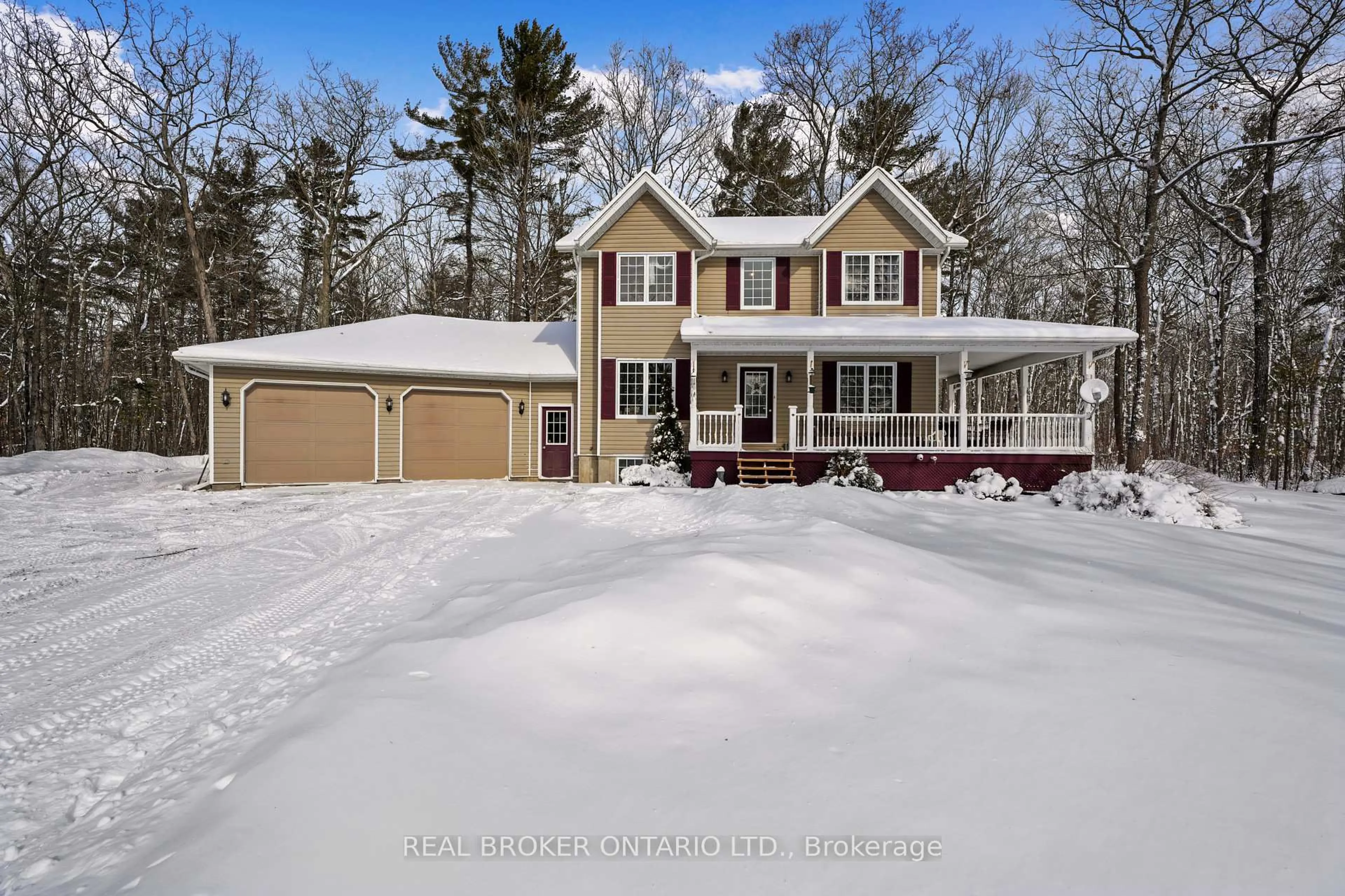 A pic from outside/outdoor area/front of a property/back of a property/a pic from drone, unknown for 44 Centre Rd, Madoc Ontario K0K 2K0