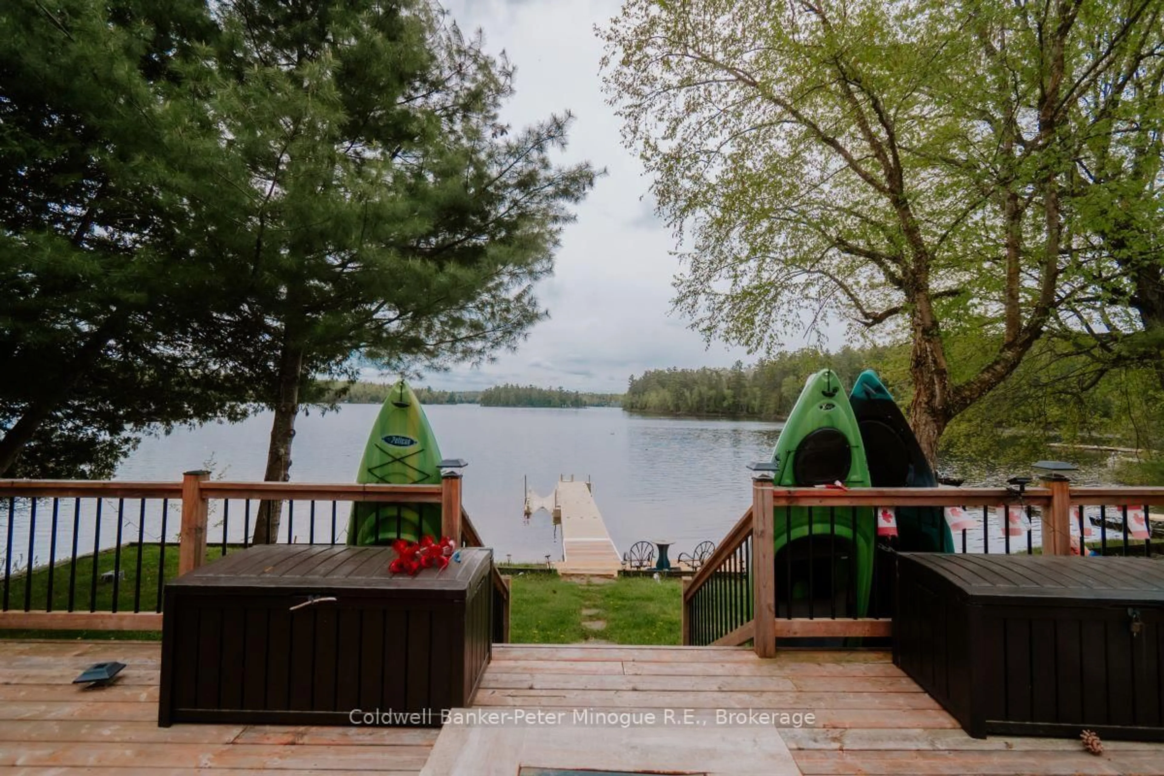 Patio, water/lake/river/ocean view for 2261 Peninsula Rd, North Bay Ontario P1B 8G4