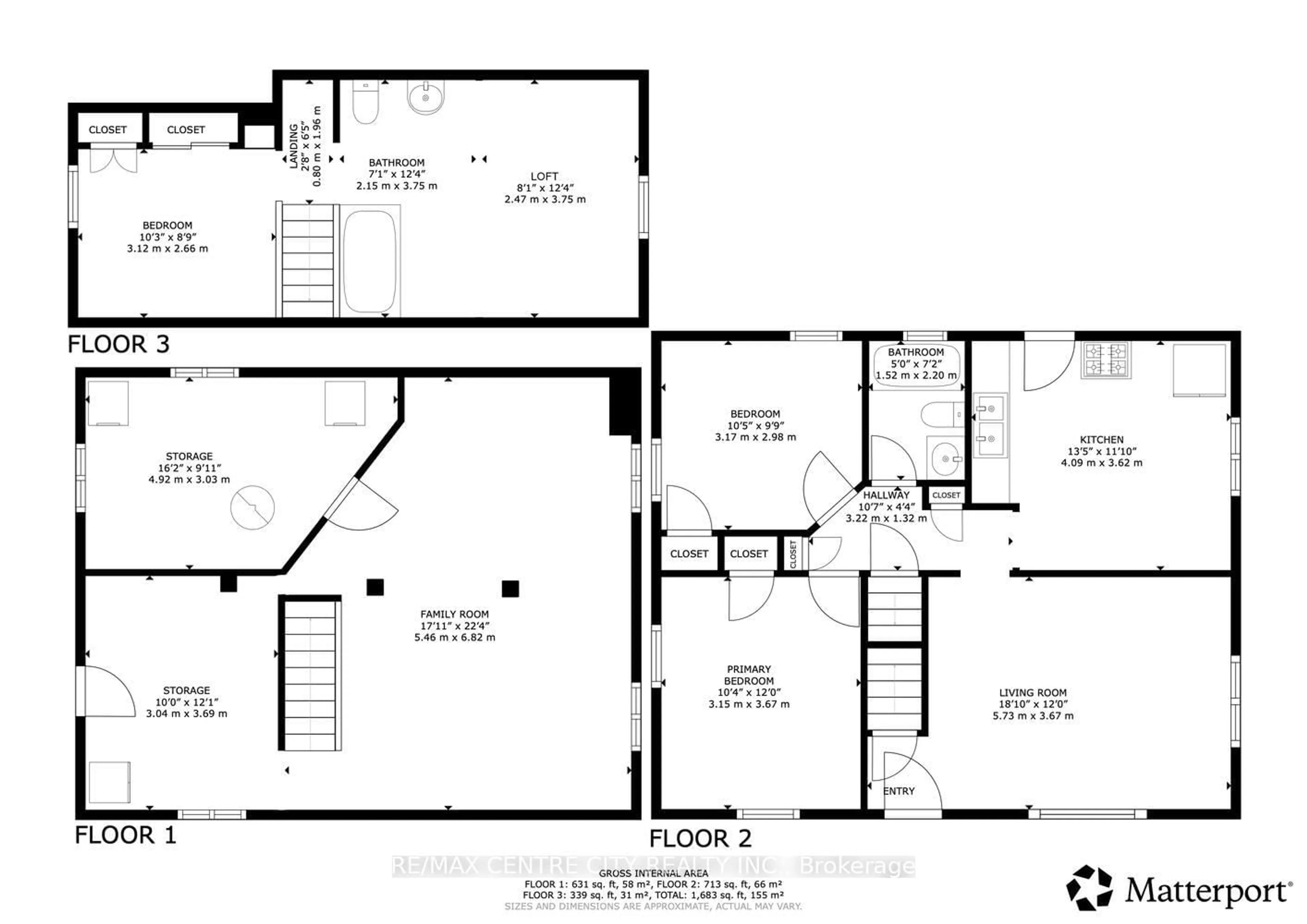 Floor plan for 51 Smith St, London East Ontario N5Z 2C6