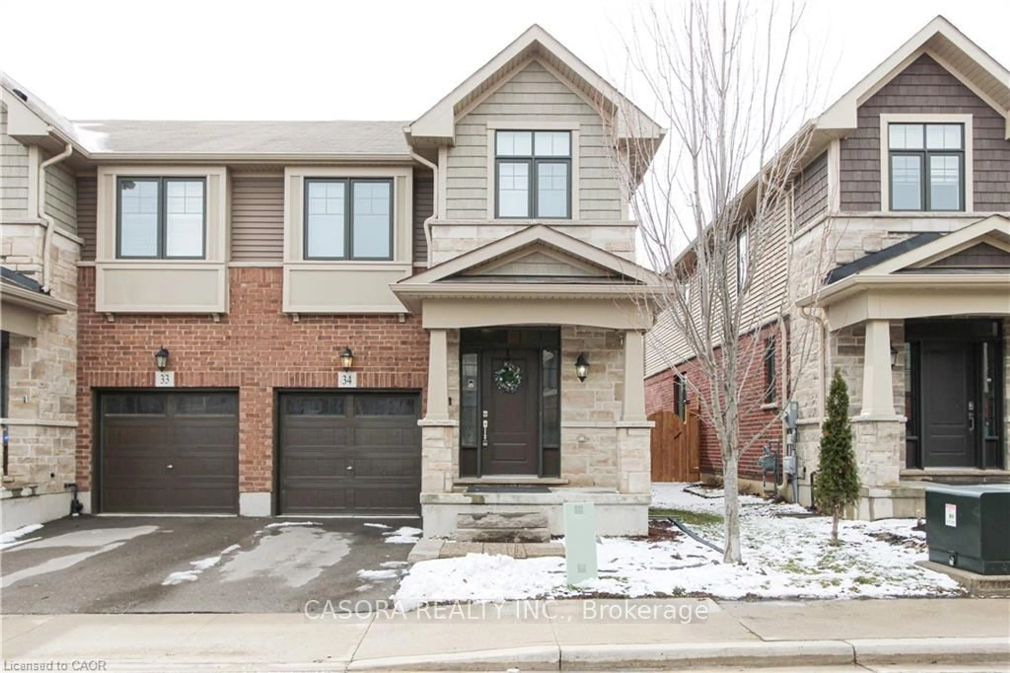 Home with brick exterior material, street for 1890 Rymal Rd #34, Hamilton Ontario L0R 1P0