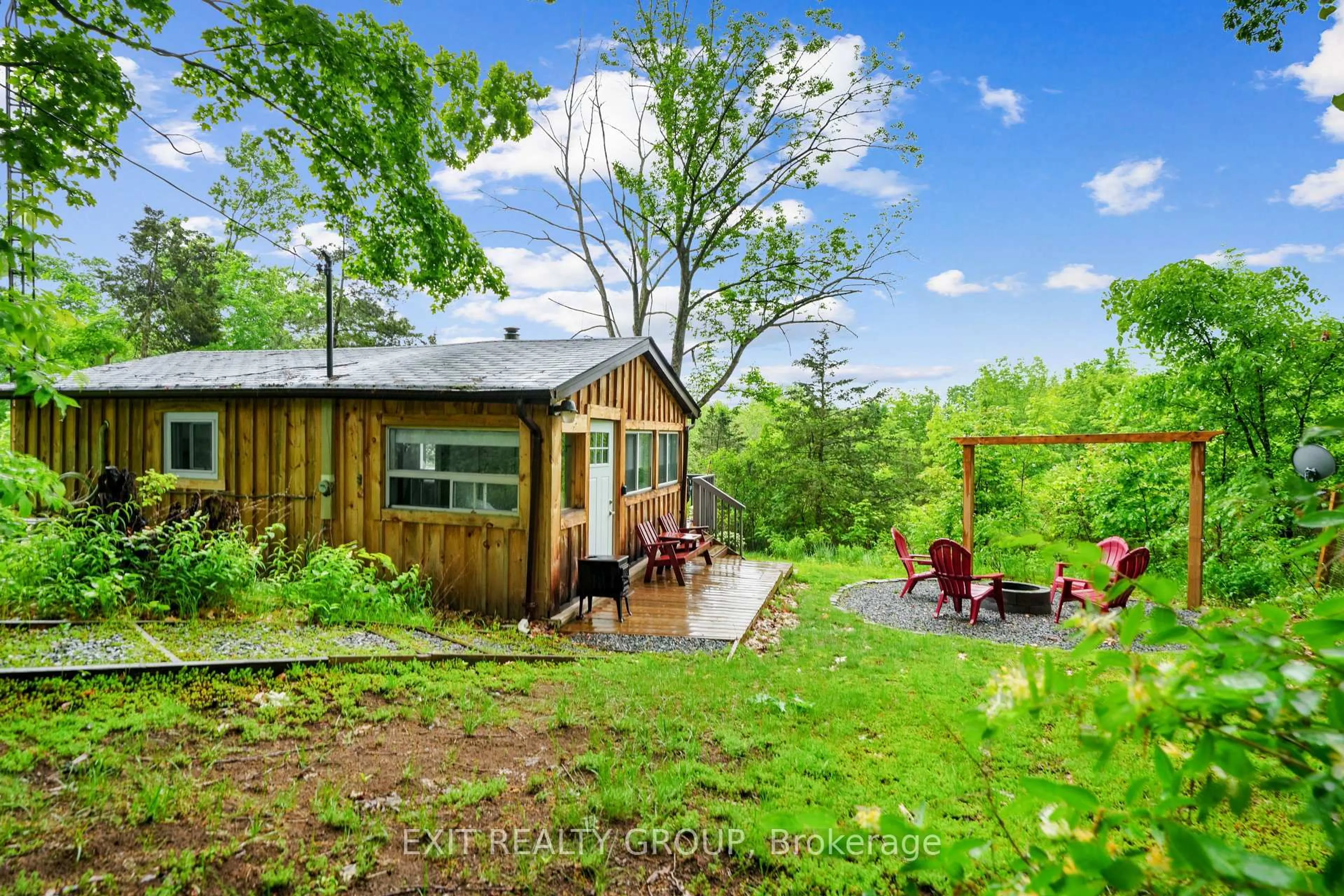 Patio, water/lake/river/ocean view for 734 Marble Point Rd, Limoges Ontario K0K 2M0