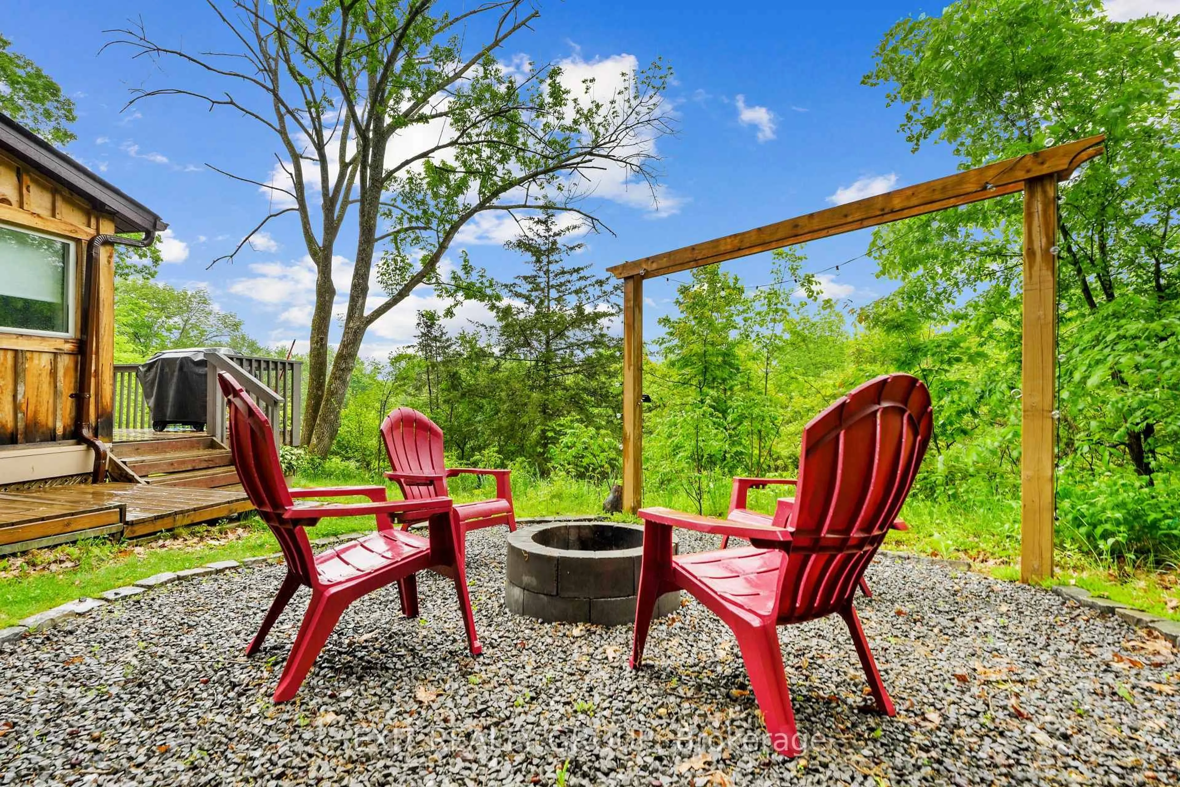 Patio, water/lake/river/ocean view for 734 Marble Point Rd, Limoges Ontario K0K 2M0