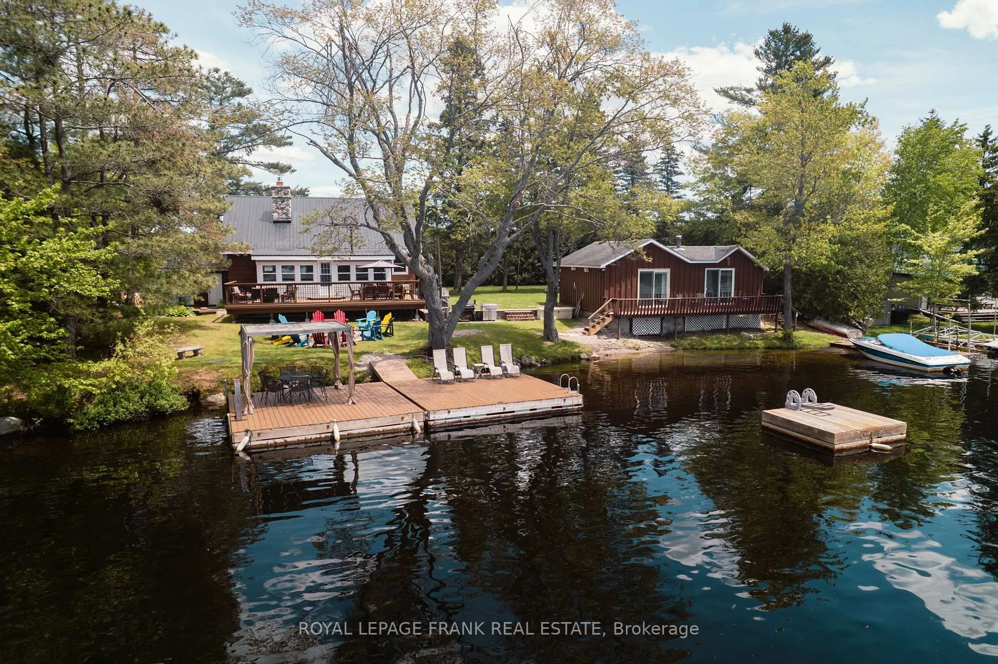 A pic from outside/outdoor area/front of a property/back of a property/a pic from drone, water/lake/river/ocean view for 5620 County Rd 46, Havelock-Belmont-Methuen Ontario K0L 1Z0