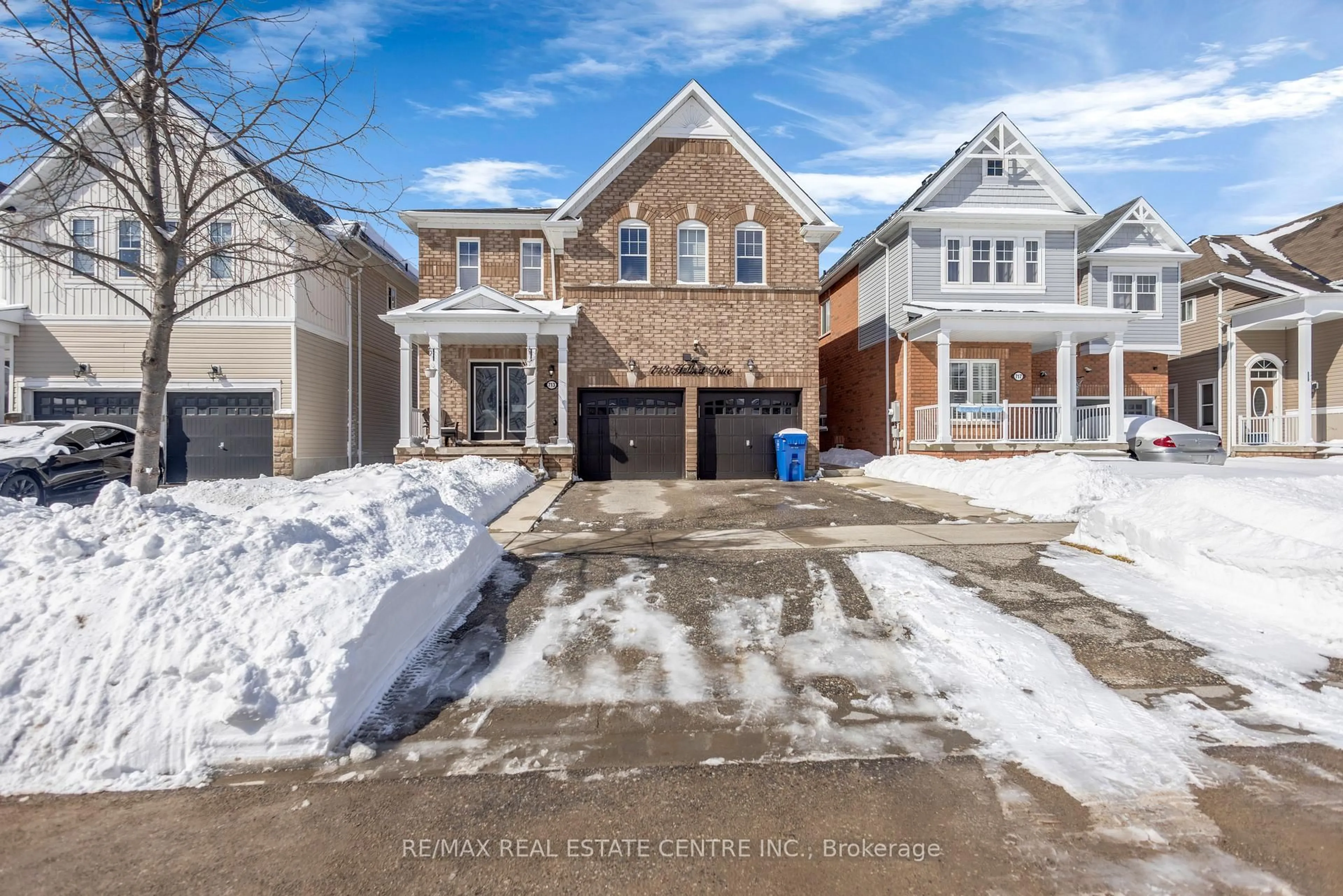 Home with brick exterior material, street for 713 Halbert Dr, Shelburne Ontario L0N 1S2