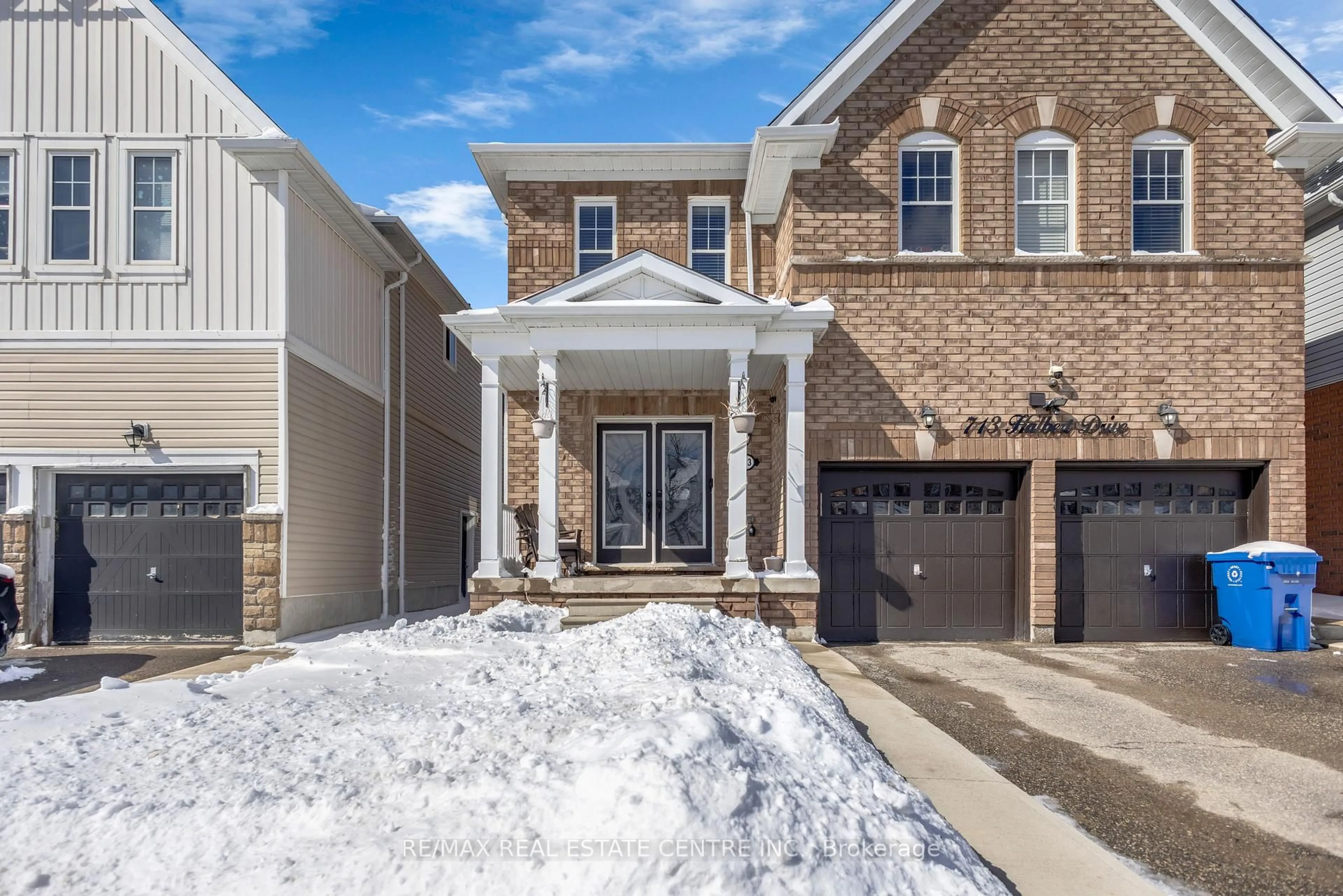 Home with brick exterior material, street for 713 Halbert Dr, Shelburne Ontario L0N 1S2