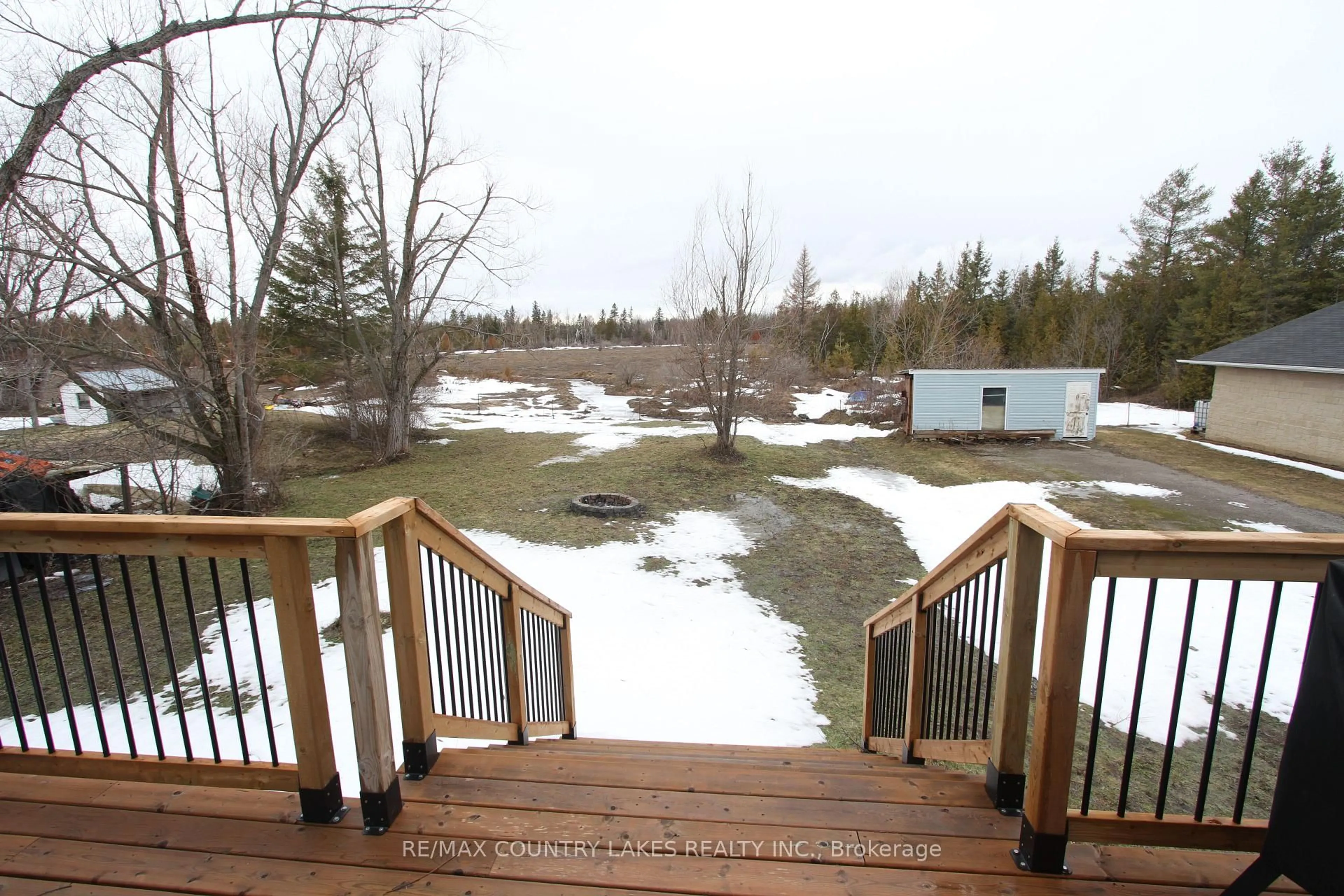 Patio, water/lake/river/ocean view for 264 Mcguire Beach Rd, Kawartha Lakes Ontario K0M 2B0
