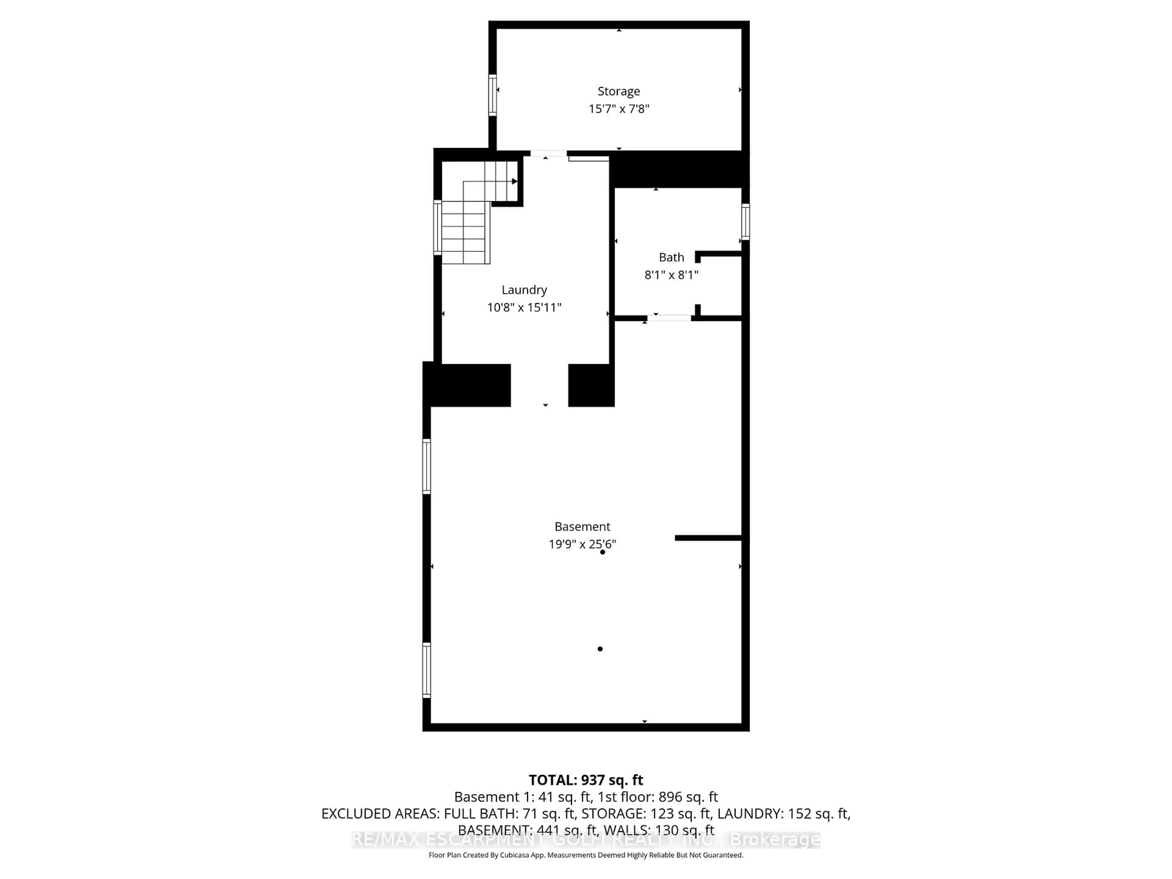 Floor plan for 121 Gibson Ave, Hamilton Ontario L8L 6J9