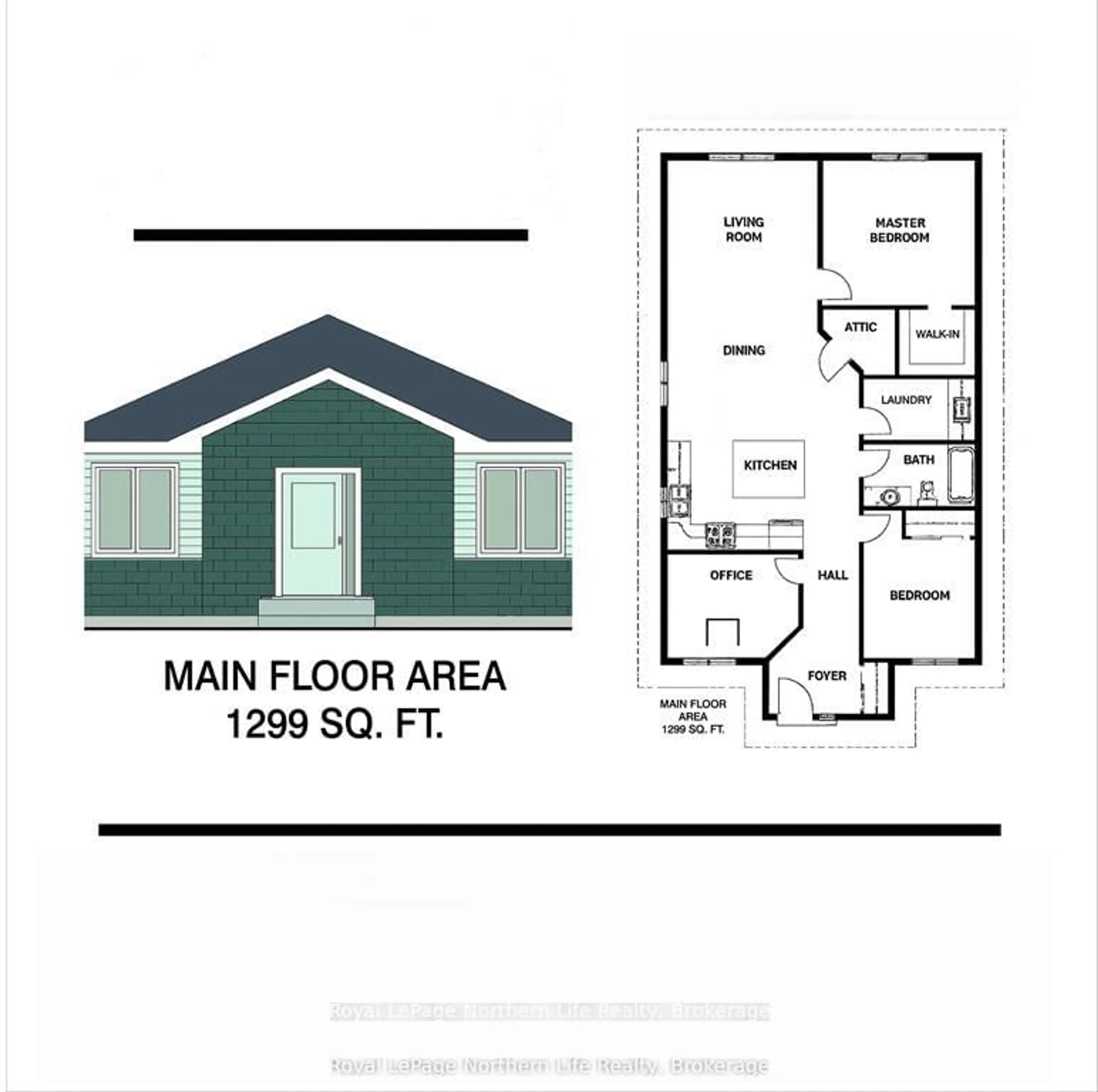 Floor plan for 59 Bain Ave, West Nipissing Ontario P0H 1G0