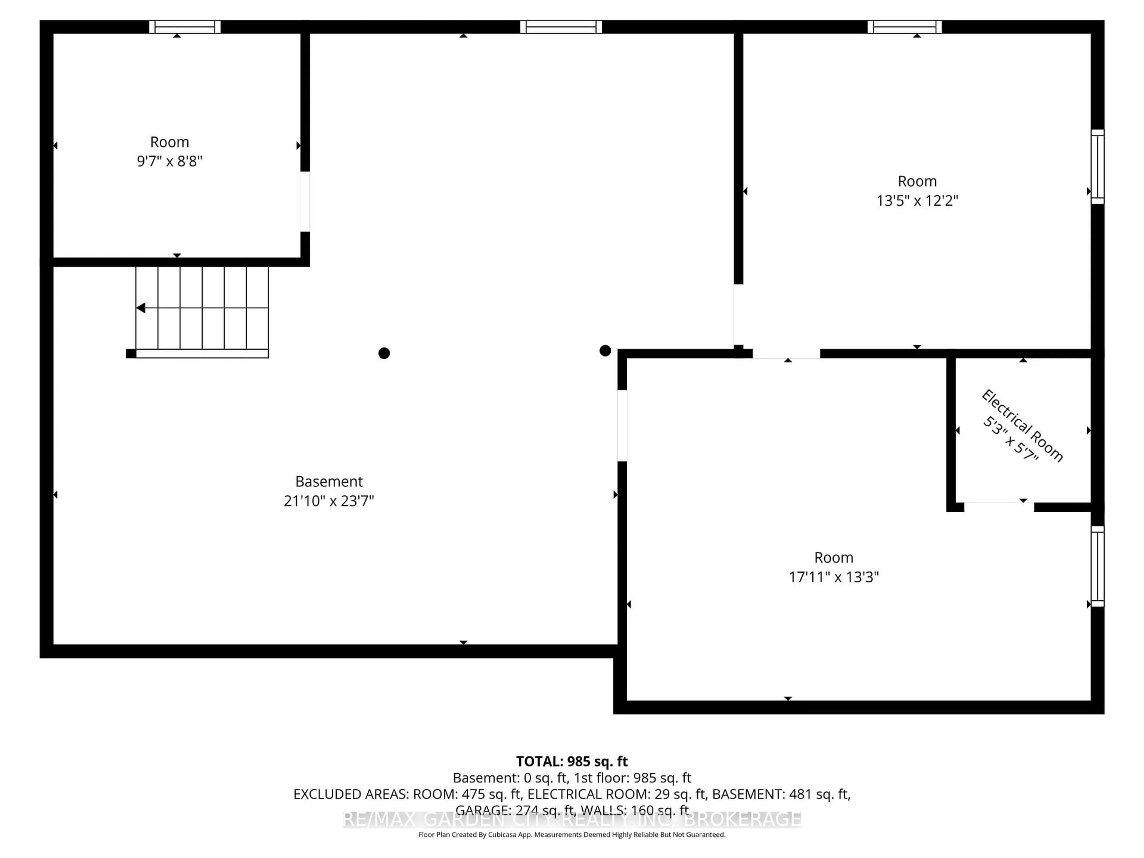Floor plan for 1 GLADMAN Ave, St. Catharines Ontario L2N 4A2