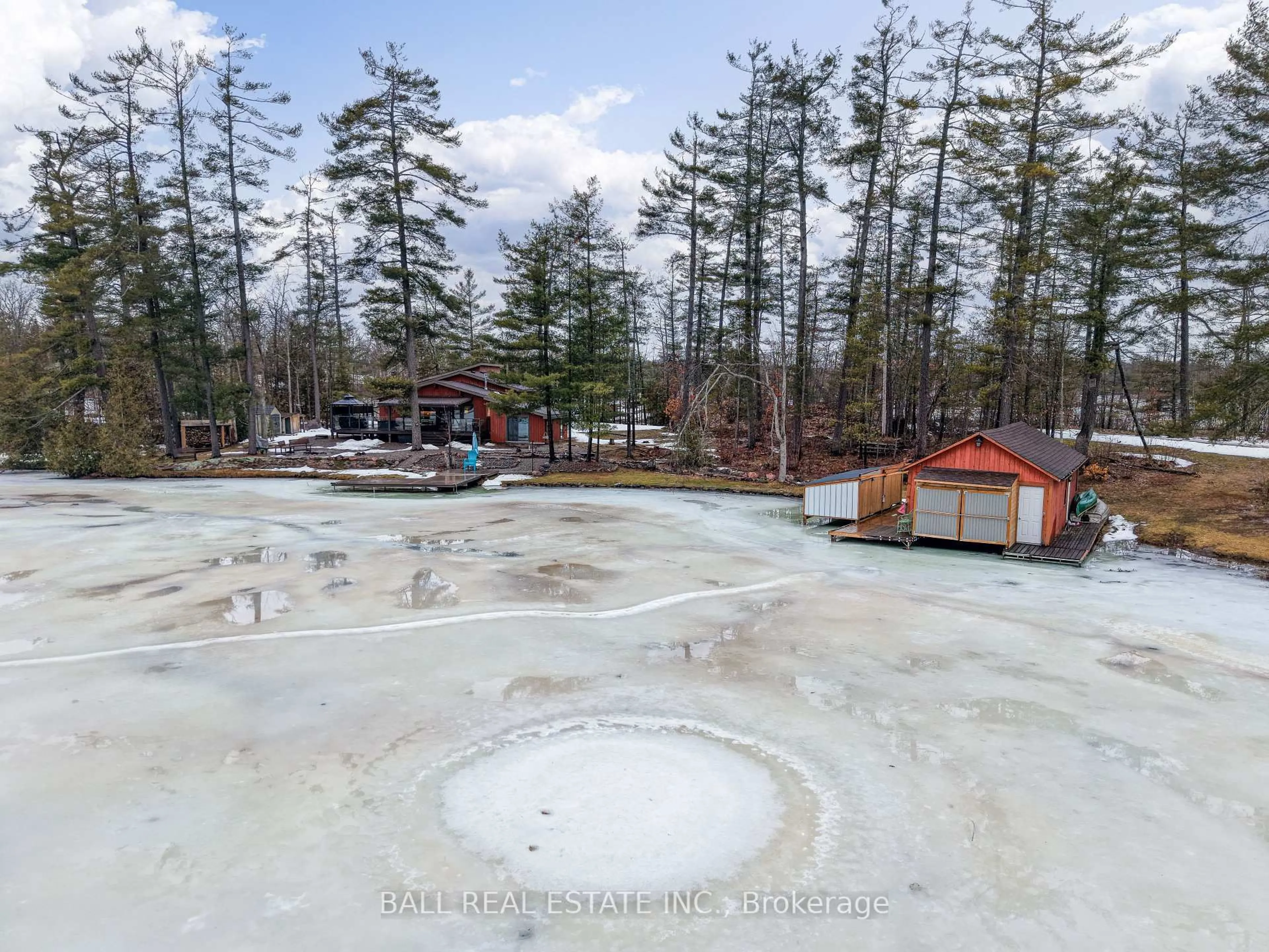 A pic from outside/outdoor area/front of a property/back of a property/a pic from drone, unknown for 3349 Fire Route 22, Selwyn Ontario K0L 1J0