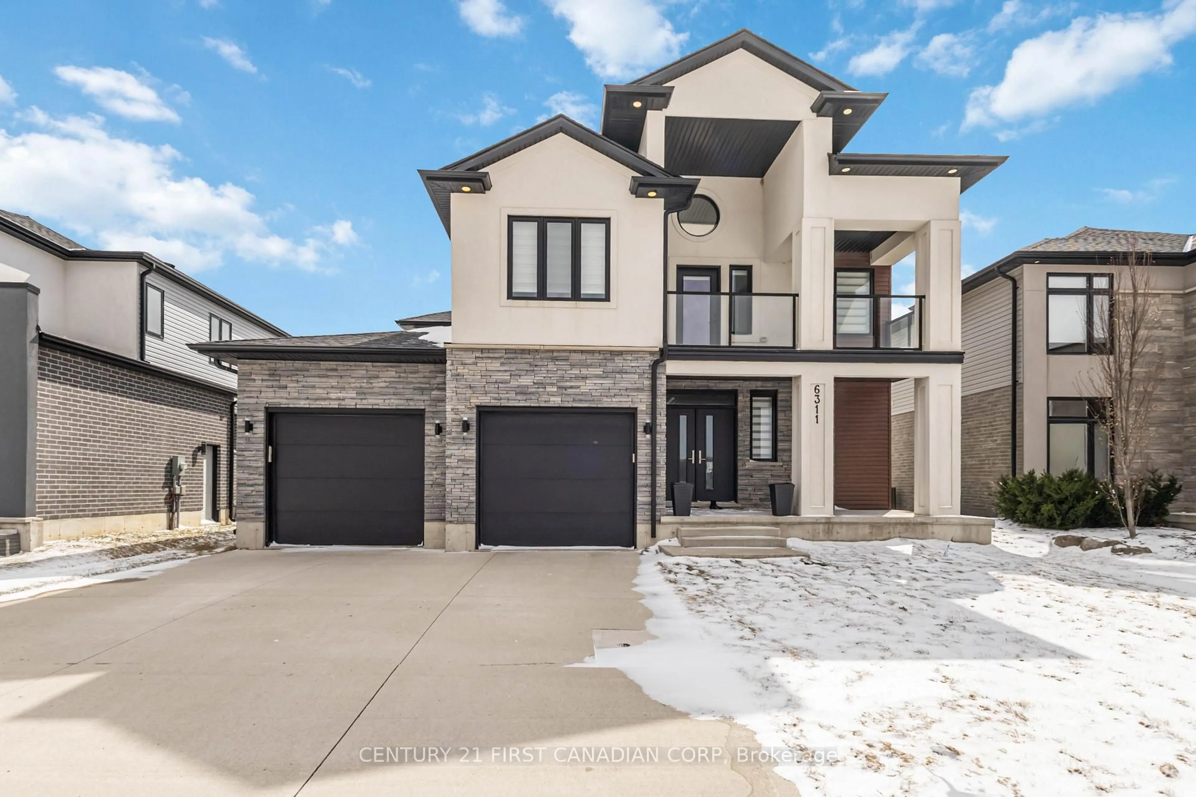 Home with brick exterior material, street for 6311 Old Garrison Blvd, London South Ontario N6P 0A8
